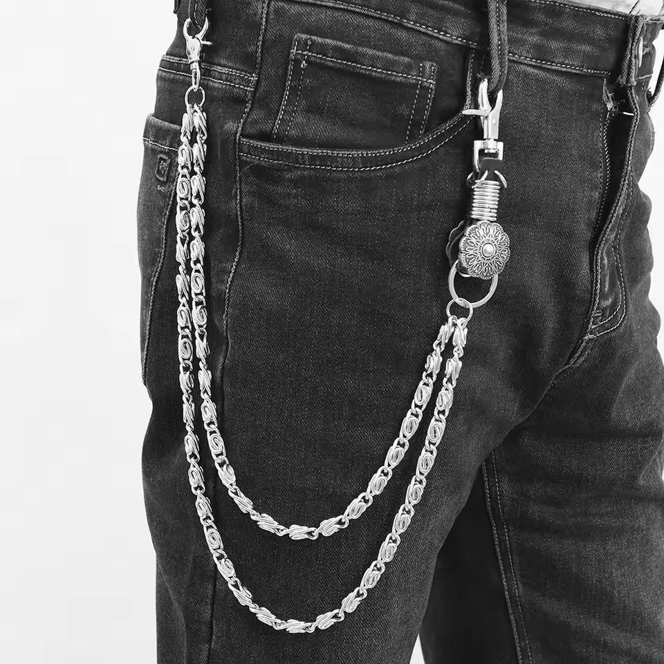 Jewelry Trousers Jean Wallet Chain Size ONE SIZE - 1 Thumbnail