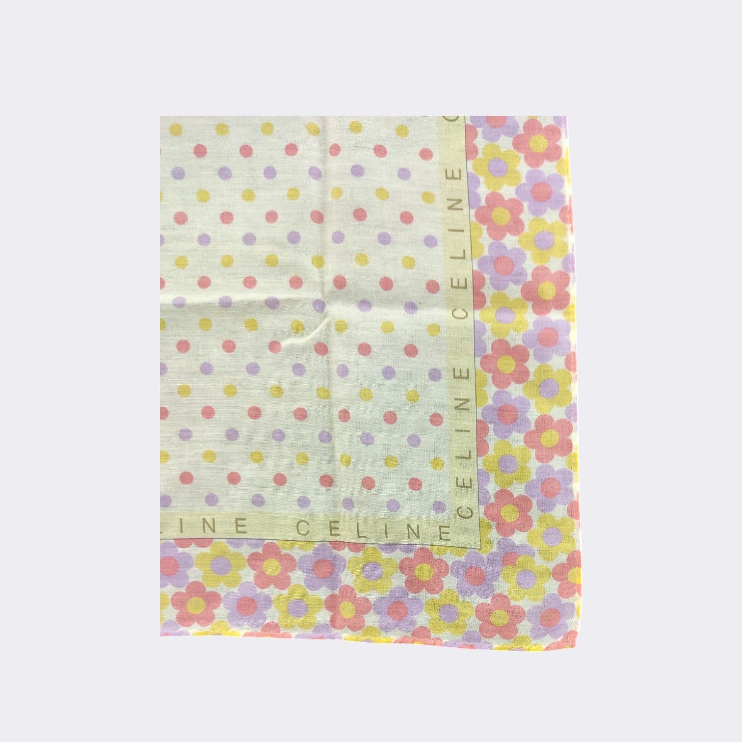 Celine Vintage Celine Handkerchief Neckerchief Bandana H199D Size ONE SIZE - 4 Thumbnail