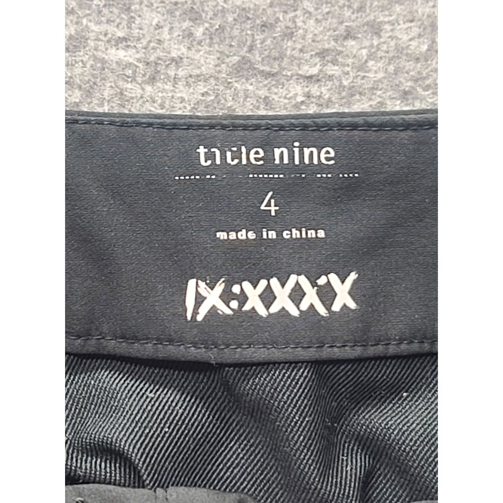Vintage Title Nine Genie Womens Cargo Hiking Pants Regular 4x32 Black Twill Pocket Stretch Outdoor Workwear Size 27" / US 4 / IT 40 - 2 Thumbnail