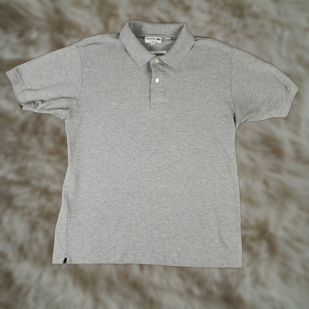 Lacoste Lacoste Polo Shirt Mens Size Medium Gray Casual Short Sleeve Adult Size US M / EU 48-50 / 2 - 1 Thumbnail