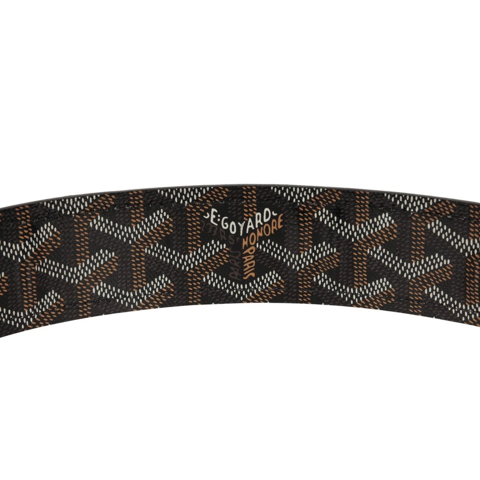 Goyard Florida II Belt 85 Black Brown Goyardine Canvas Size ONE SIZE - 12 Thumbnail