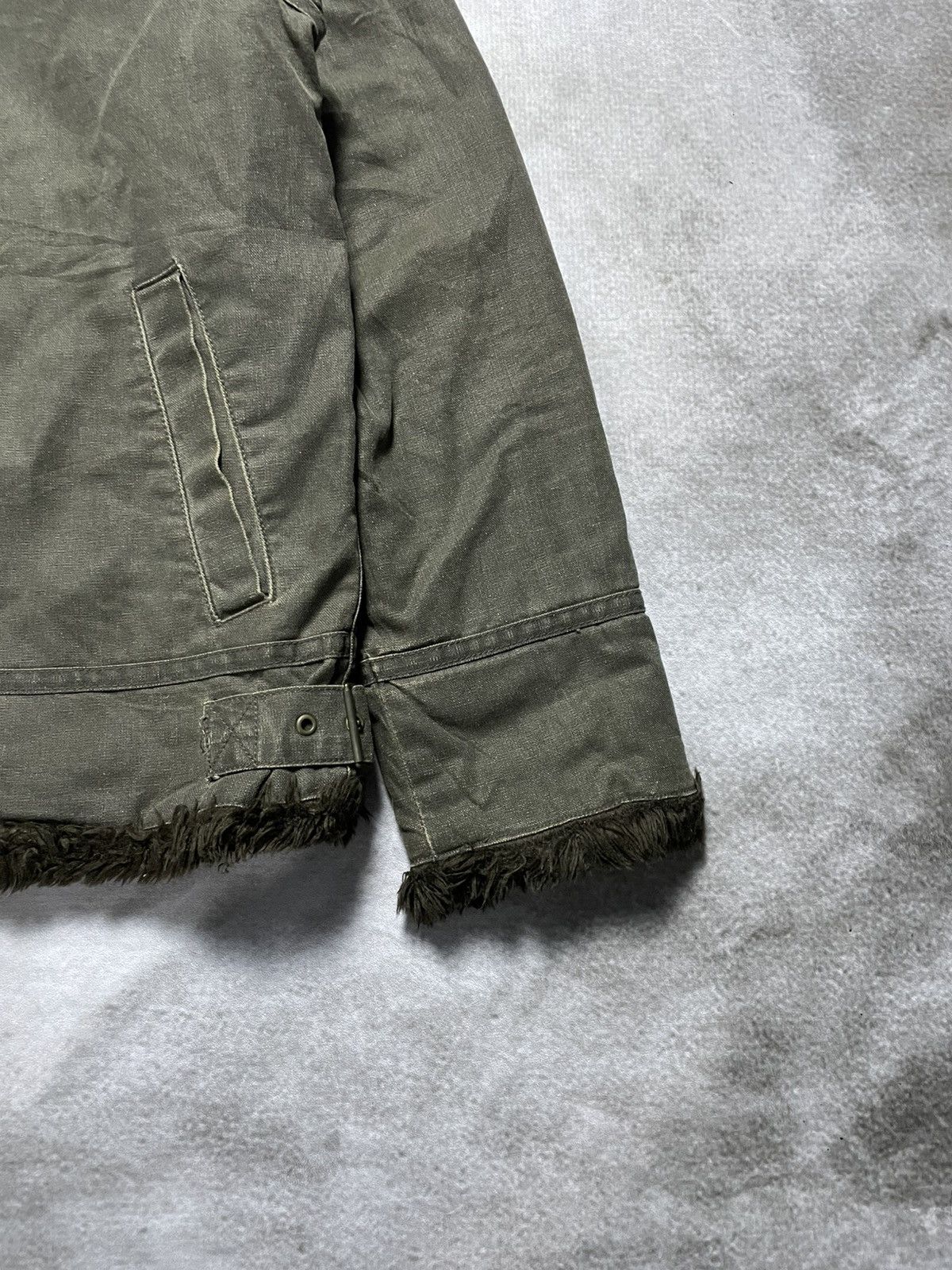 Japanese Brand 2000’s Edwin - Pilot Faux Fur Jacket Size US M / EU 48-50 / 2 - 4 Thumbnail