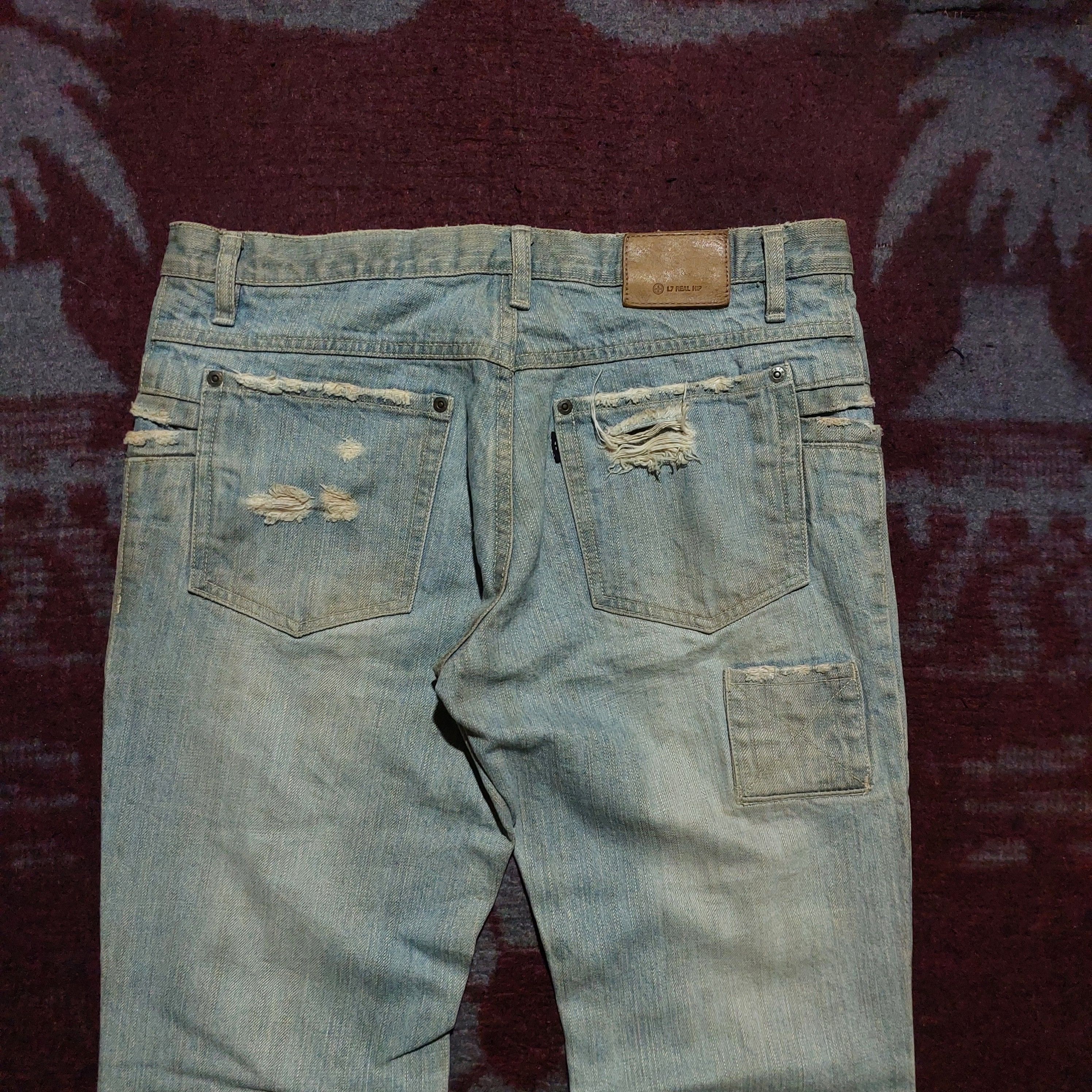 L7 Real Hip L7 Real Hip Distressed flared jeans Size US 32 / EU 48 - 5 Thumbnail
