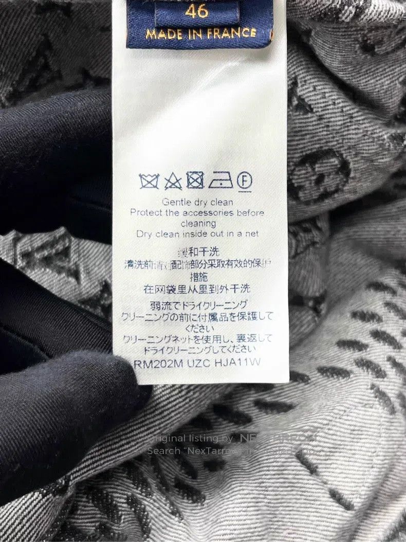 Louis Vuitton Louis Vuitton Black presbyopic full print patchwork denim Size US S / EU 44-46 / 1 - 7 Thumbnail