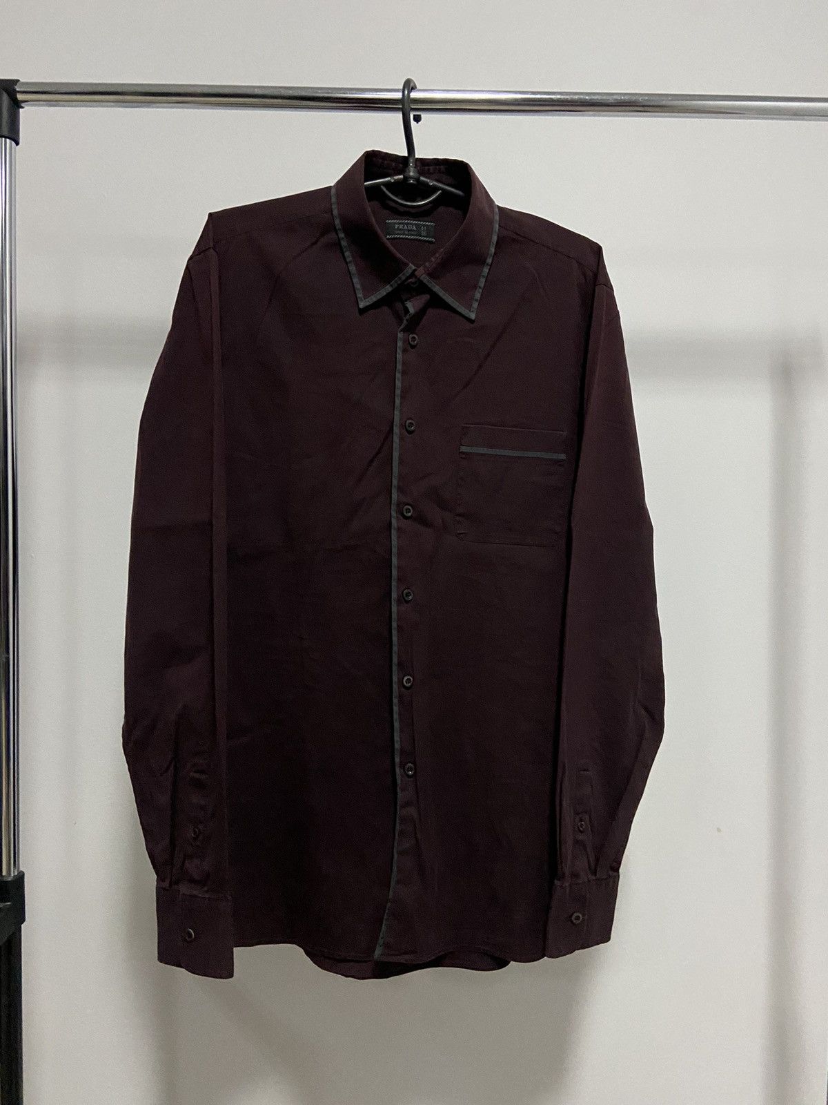 Prada × Vintage Prada Vintage Buttons White Classic luxury shirts Size US L / EU 52-54 / 3 - 1 Thumbnail