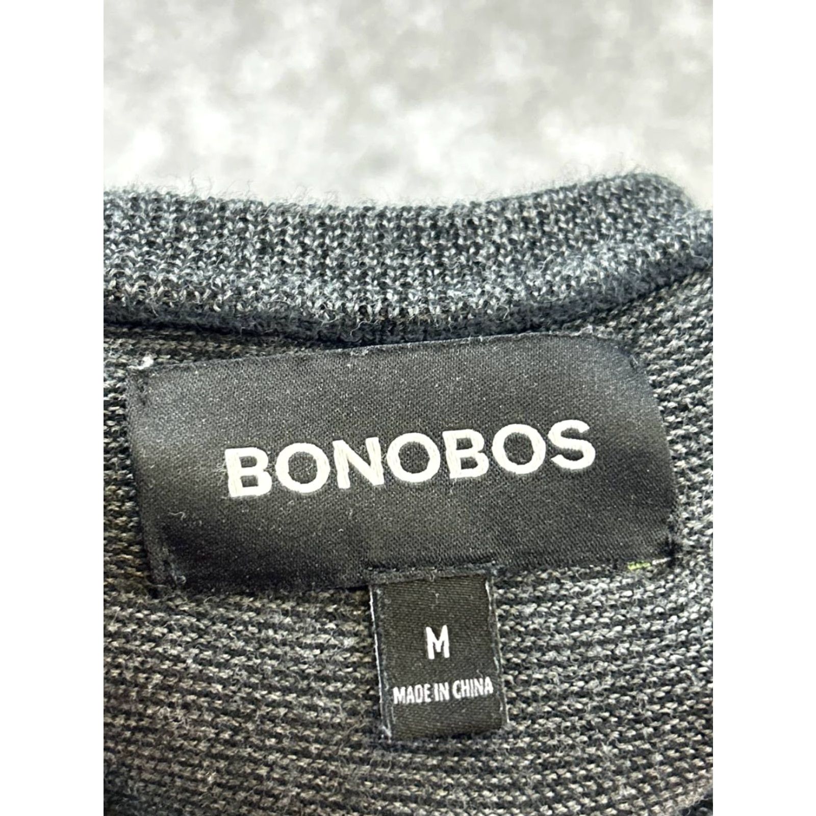 Bonobos Bonobos Shirt Mens M Gray Cotton Henley Size US M / EU 48-50 / 2 - 3 Thumbnail
