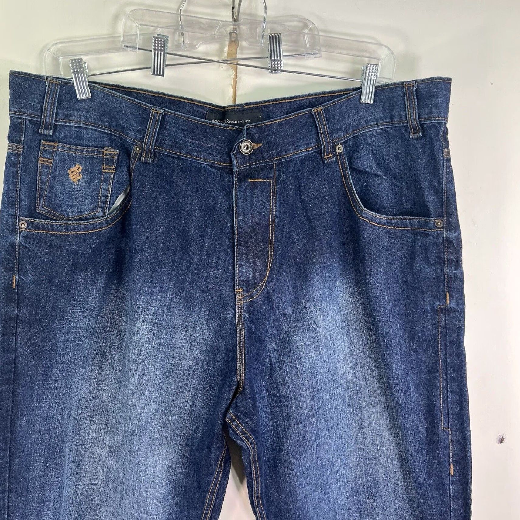 Rocawear VINTAGE Rocawear Jeans Mens Size 46 Straight Leg Denim 34 in Inseam Blue 90s Hip Hop Size US 30 / EU 46 - 2 Thumbnail