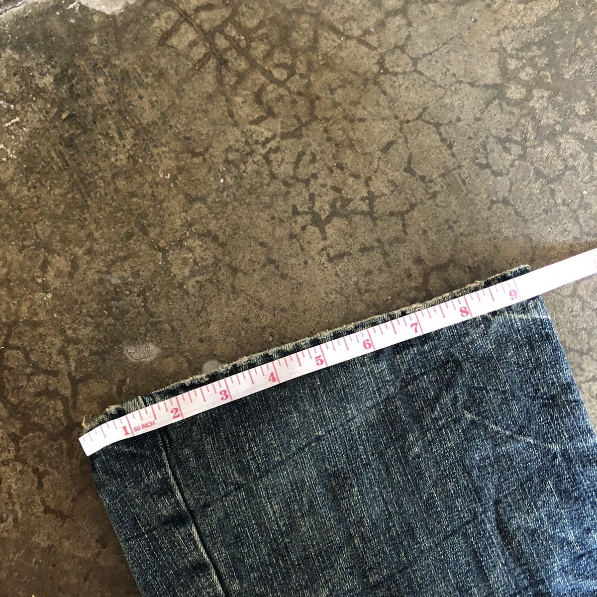 Japanese Brand × LOWBOX Lowbox Punk Stayle Flare Jeans 🍒 Size US 31 - 13 Thumbnail