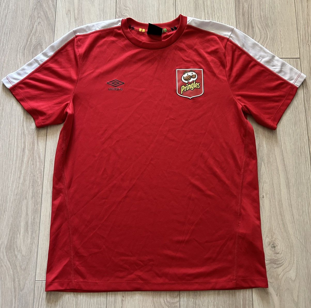 Umbro Umbro Pringles red short sleeve t shirt Size US M / EU 48-50 / 2 - 1 Thumbnail