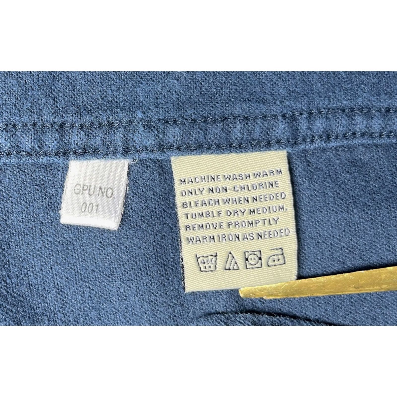 Levi's VINTAGE Levi's Shirt Chamois Flannel Button-Up Men XL Navy Blue 90s Casual Pockets Size US XL / EU 56 / 4 - 6 Thumbnail