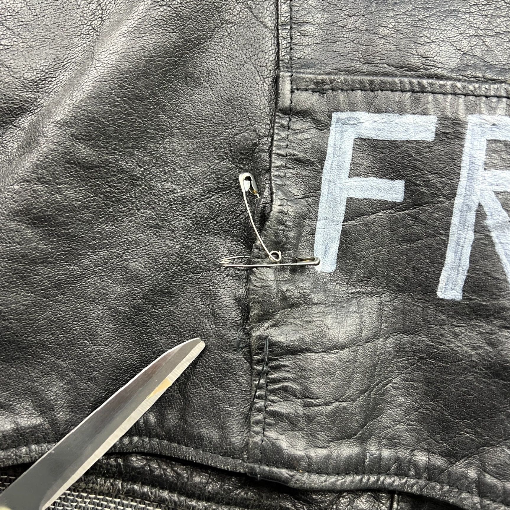 Vintage VINTAGE Unbranded Leather Jacket Motorcycle Black L Mens Large Rock Marlon Brando Punk Custom Size US L / EU 52-54 / 3 - 4 Thumbnail