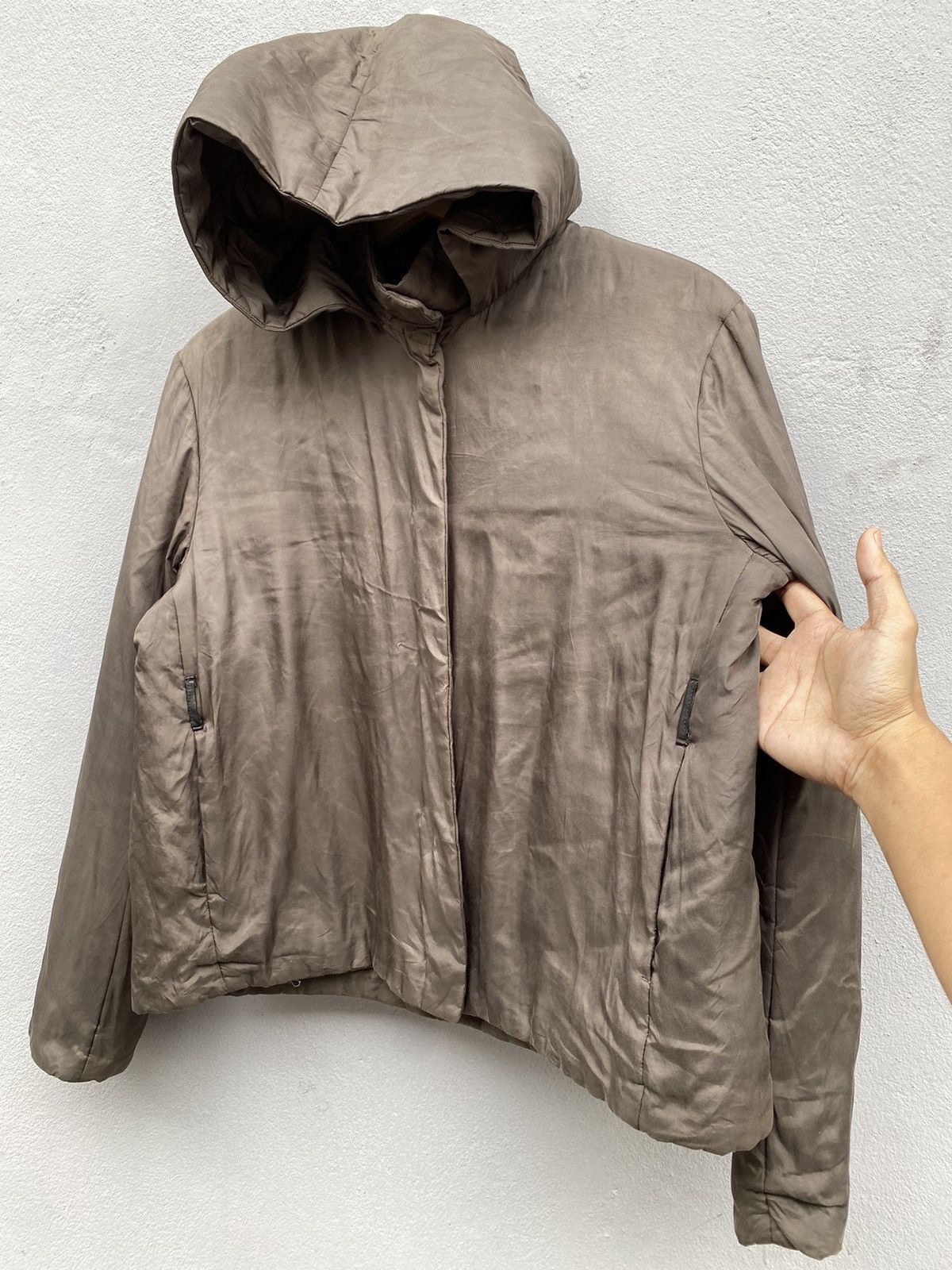 Jil Sander ‼️Archive‼️ JIL SANDER Polyster Cropped Hoodie Jacket Size M / US 6-8 / IT 42-44 - 6 Thumbnail