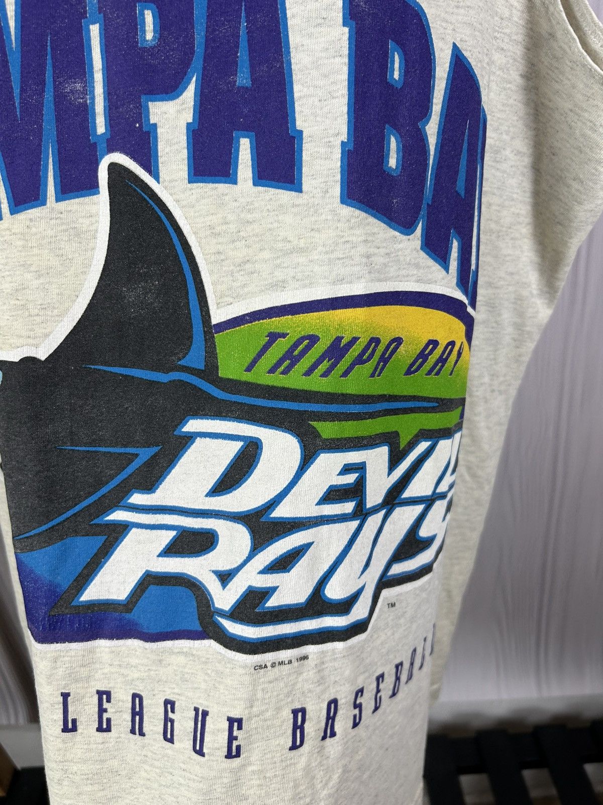 Delta × Vintage Vintage 1996 Tampa Bay Devil Rays MLB Baseball Tank Top L Size US L / EU 52-54 / 3 - 4 Thumbnail