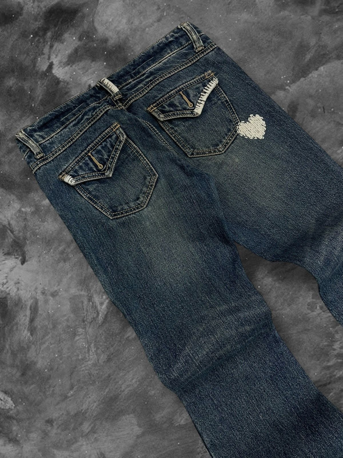 semanticdesign Vintage Rare 90s Japan Designer Semantic Design Flared Denim Size US 30 / EU 46 - 13 Thumbnail