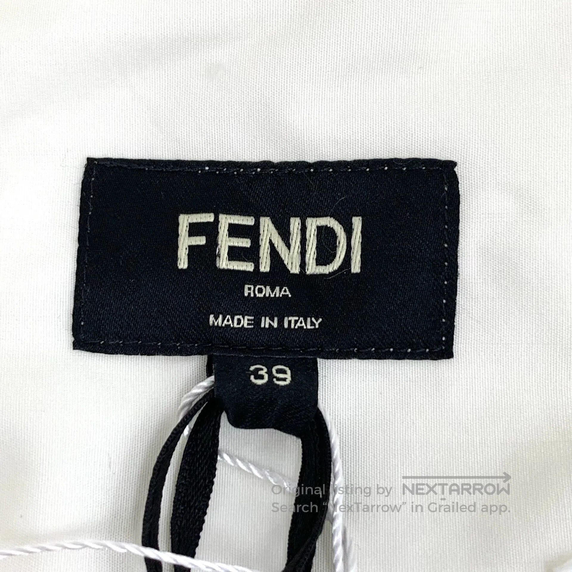 Fendi FENDI size 39 White multi-pocket cotton lapel single-breas Size US S / EU 44-46 / 1 - 5 Thumbnail