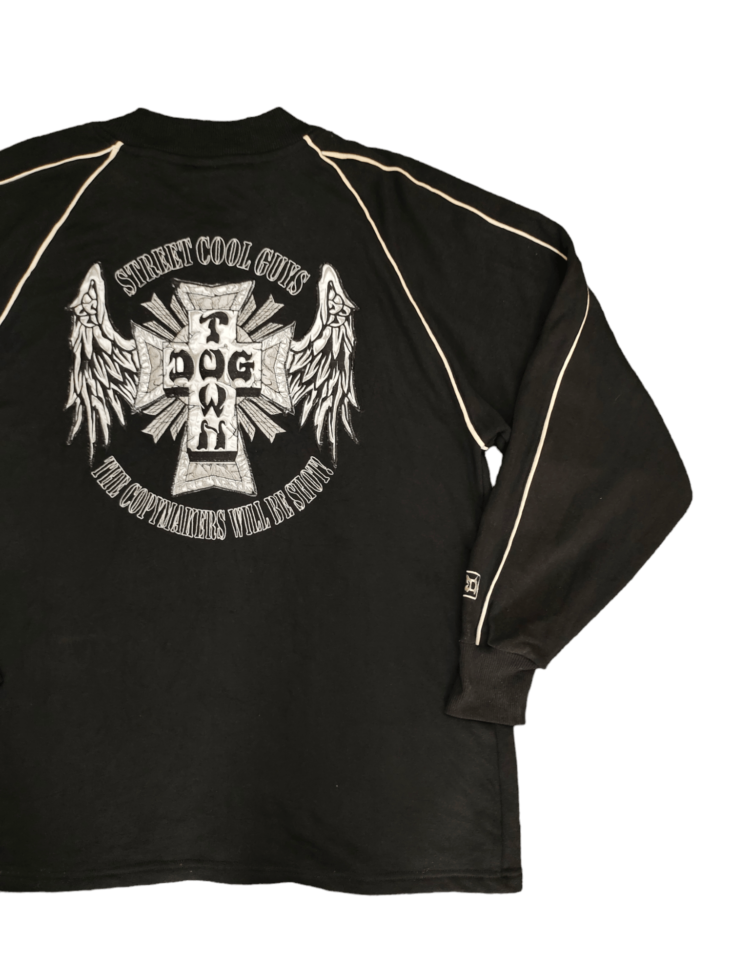 Dogtown Vintage Y2k Dogtown 'The Street Cool Guys' Button Sweater Size US XL / EU 56 / 4 - 5 Thumbnail