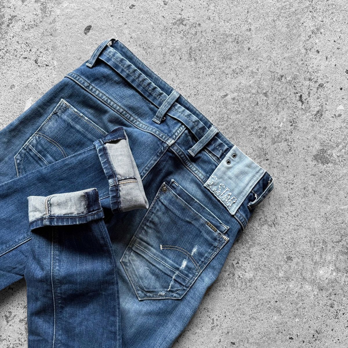 G-Star G-Star Raw Womens Decenter Tapered Blue Denim Jeans Regular Size 27" / US 4 / IT 40 - 4 Thumbnail