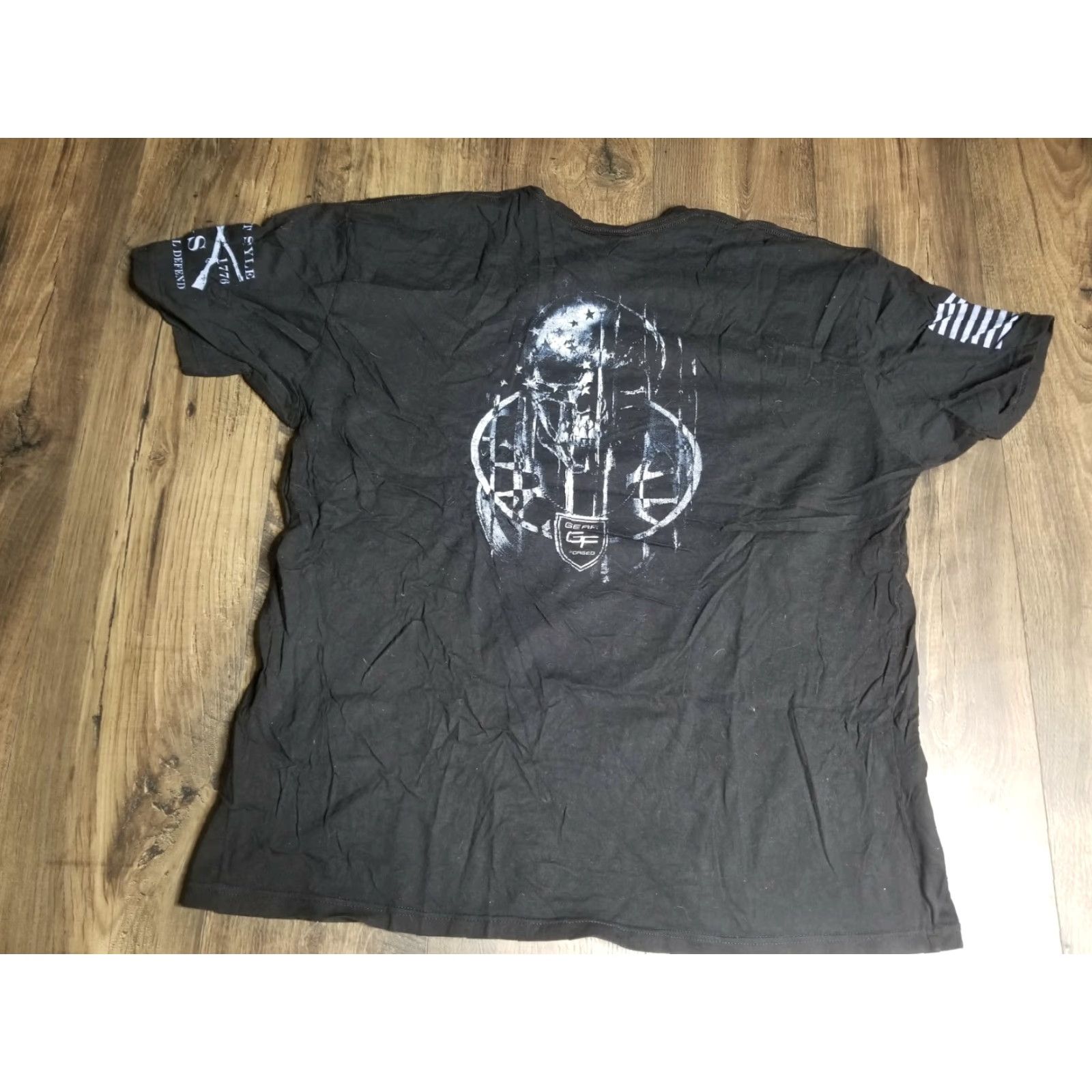 Doublet Grunt Style T-Shirt Men's 3XL Black Cotton Short Sleeve Crew Neck Logo Size US XXL / EU 58 / 5 - 2 Thumbnail