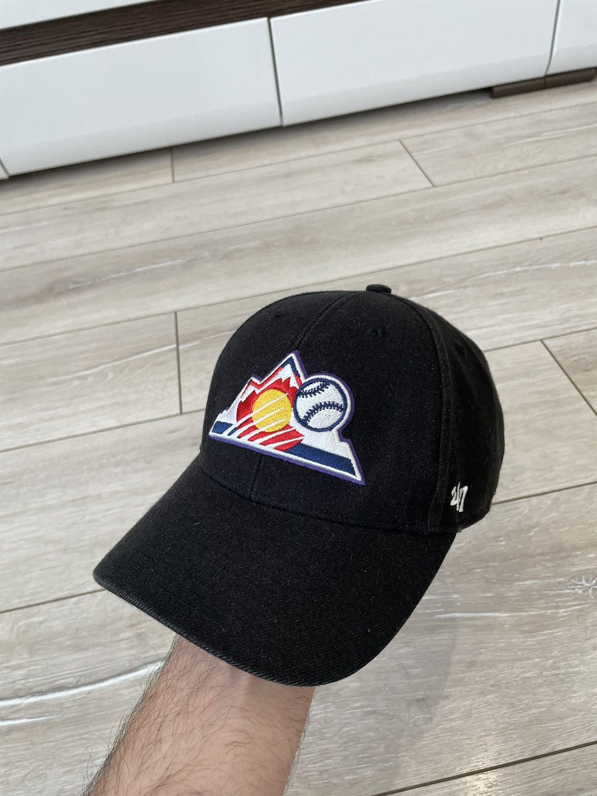 47 Brand Colorado Rockies 47 Brand Franchise Fitted Hat Cap Size ONE SIZE - 1 Thumbnail