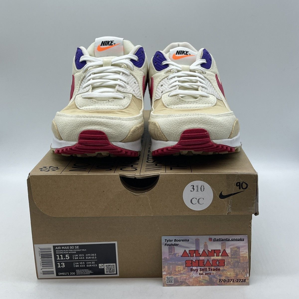Nike Air max 90 air sprung Size US 11.5 / EU 44-45 - 2 Thumbnail