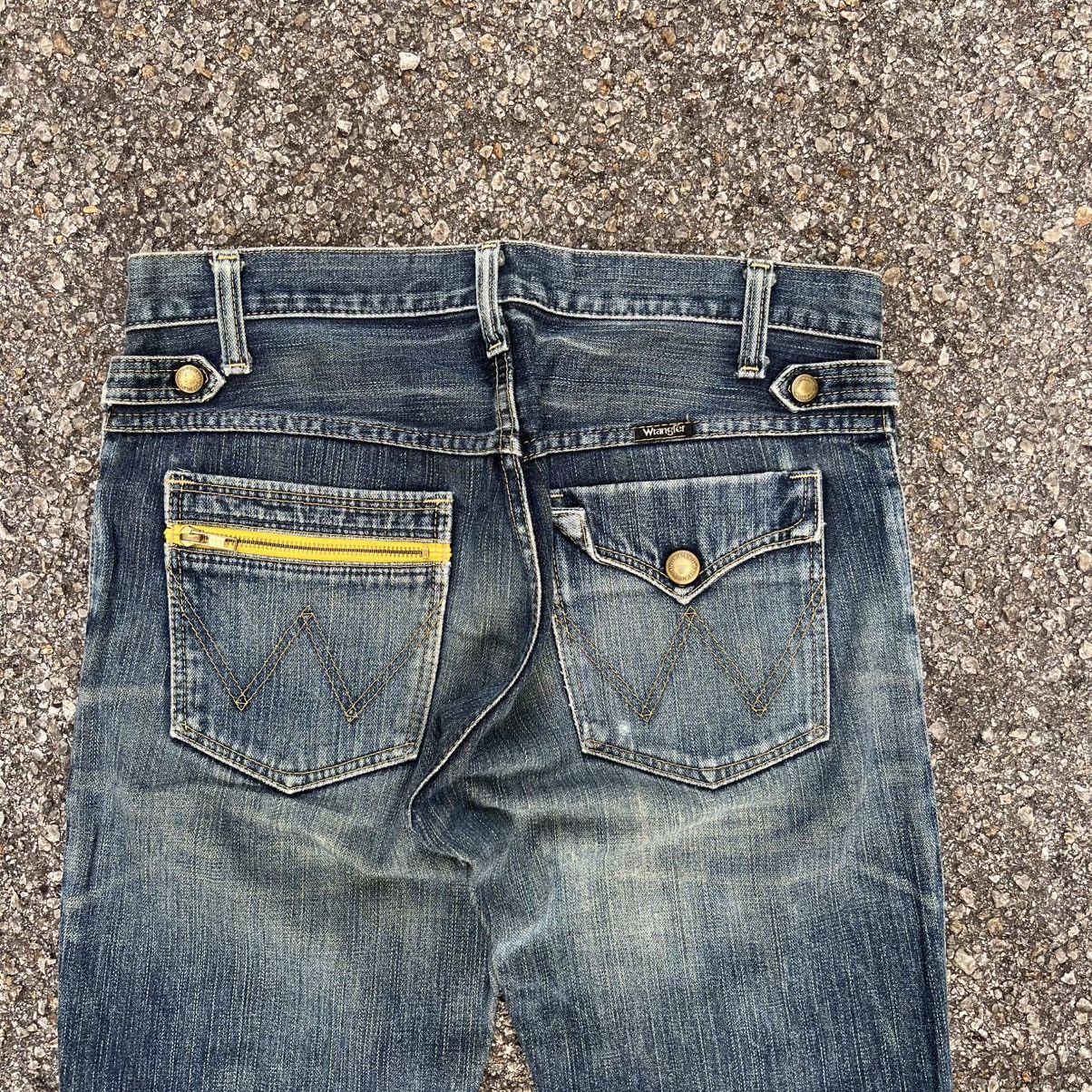 Wrangler Flare Jeans Wrangler Rusty Faded Boot Cut Low Rise Denim Size US 30 / EU 46 - 13 Thumbnail