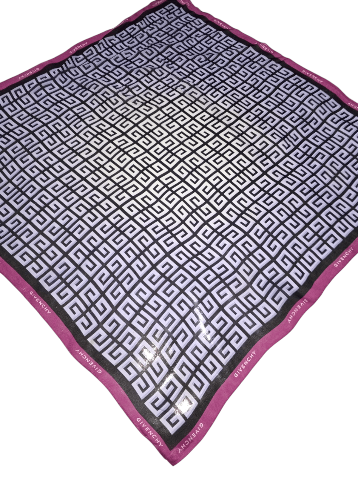 Givenchy GIVENCHY PARIS Large GG Iconic Monogram Vintage Silk Scarf Size ONE SIZE - 4 Thumbnail