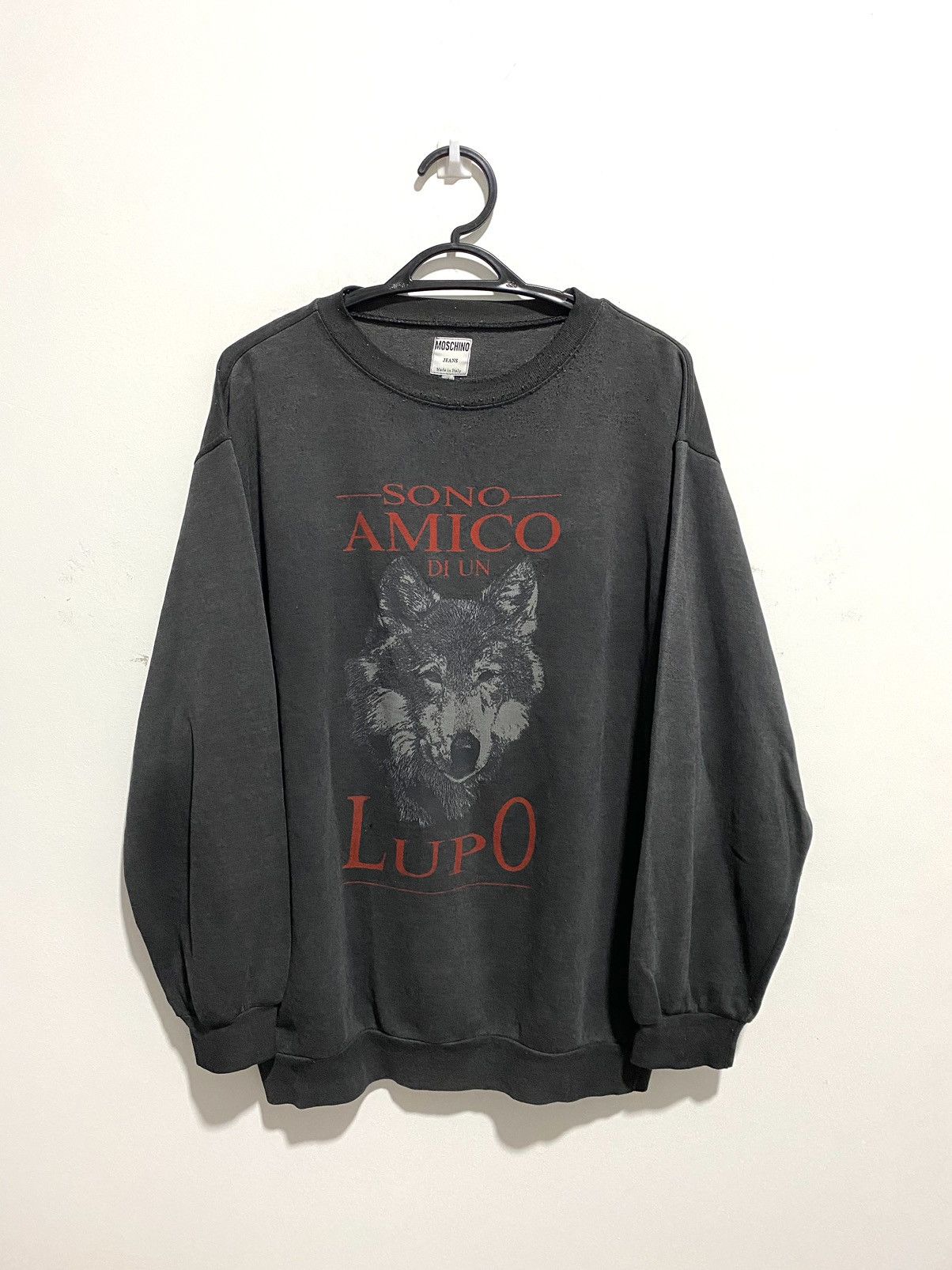 Moschino Vintage Thrash Moshino jeans Sweatshirt Size US L / EU 52-54 / 3 - 1 Thumbnail