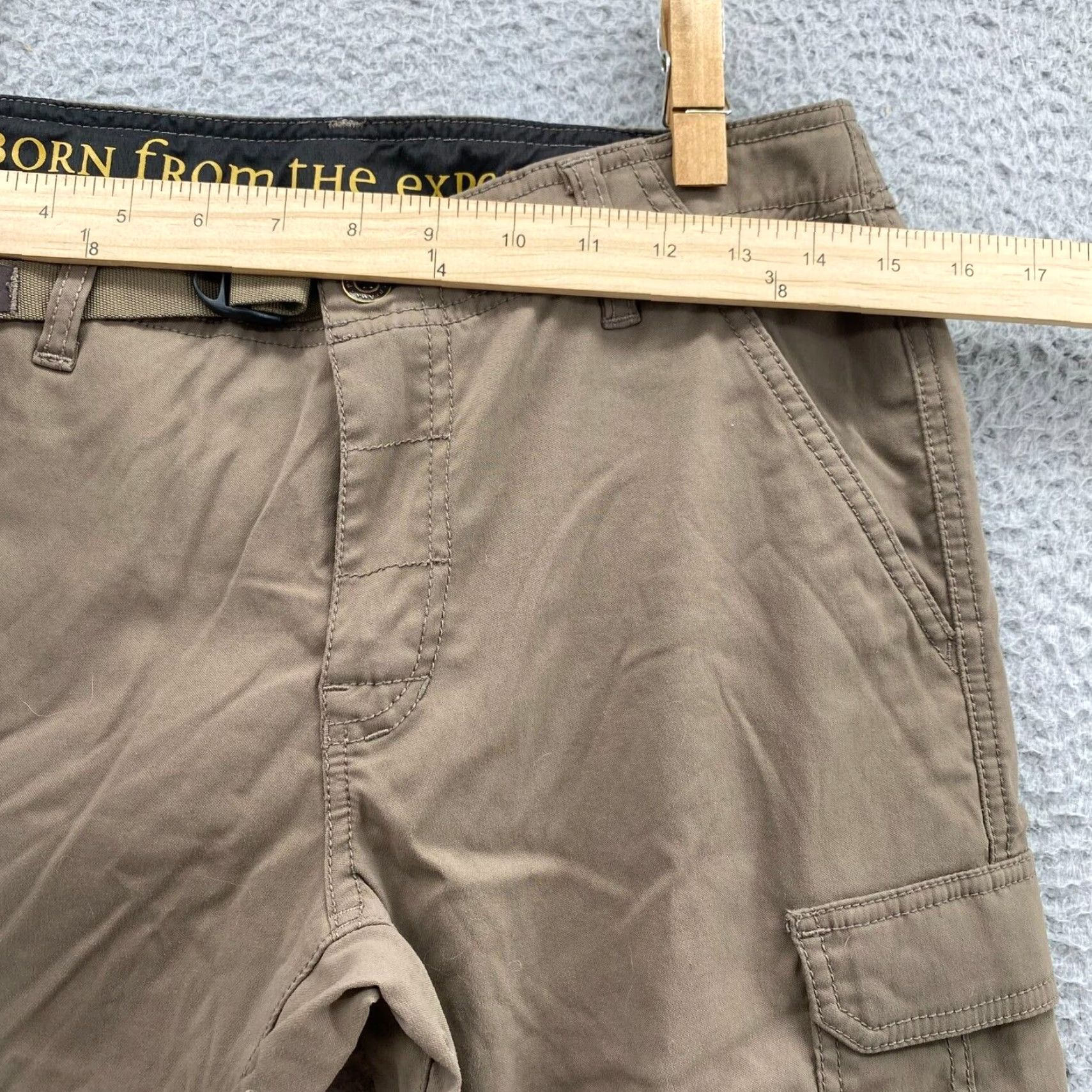 Prana prAna Zion Cropped Pants Men's 30X25 Brown Cargo Performance Hiking Gorpcore - Pants - Men - 30 - Brown - Cropped - Cargo - Nylon - Spandex - 90s? Size US 30 / EU 46 - 3 Thumbnail
