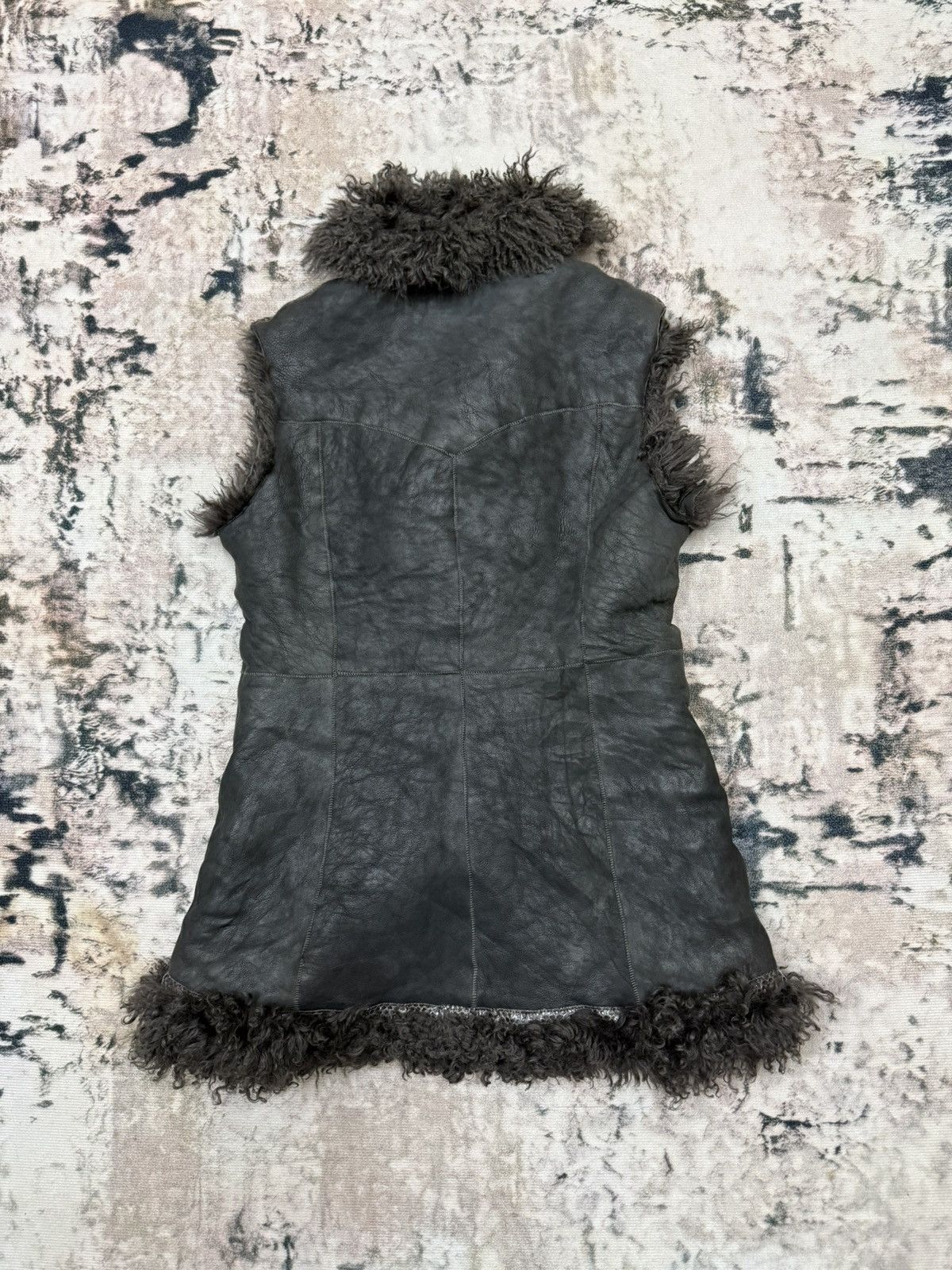 Robert Comstock Vintage Robert Comstock Fur Suede Leather Jacket Vests Size US S / EU 44-46 / 1 - 13 Thumbnail
