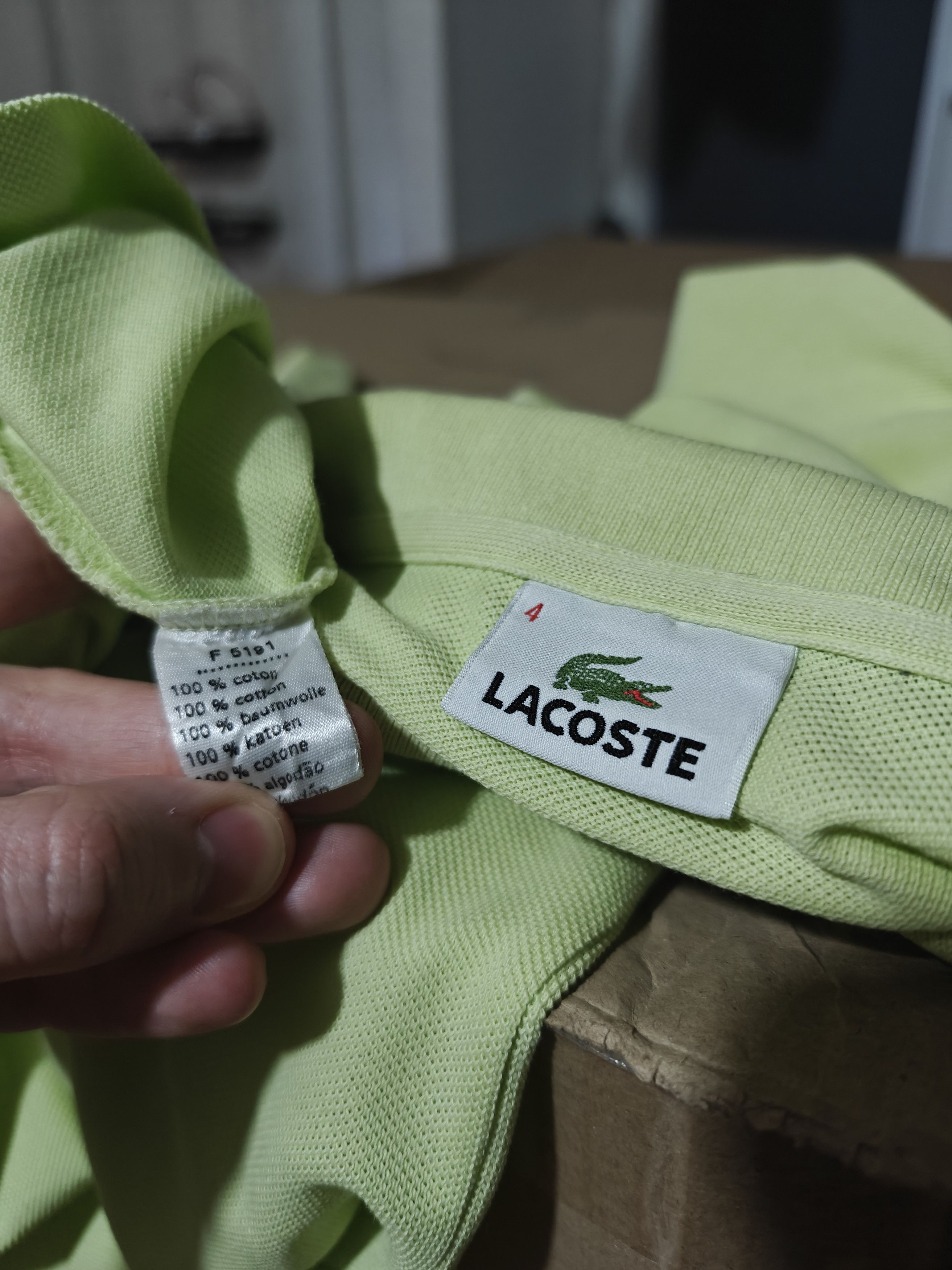Lacoste Lacoste Basic Polo T-Shirt Collared Chest Logo Green M Size US M / EU 48-50 / 2 - 8 Thumbnail