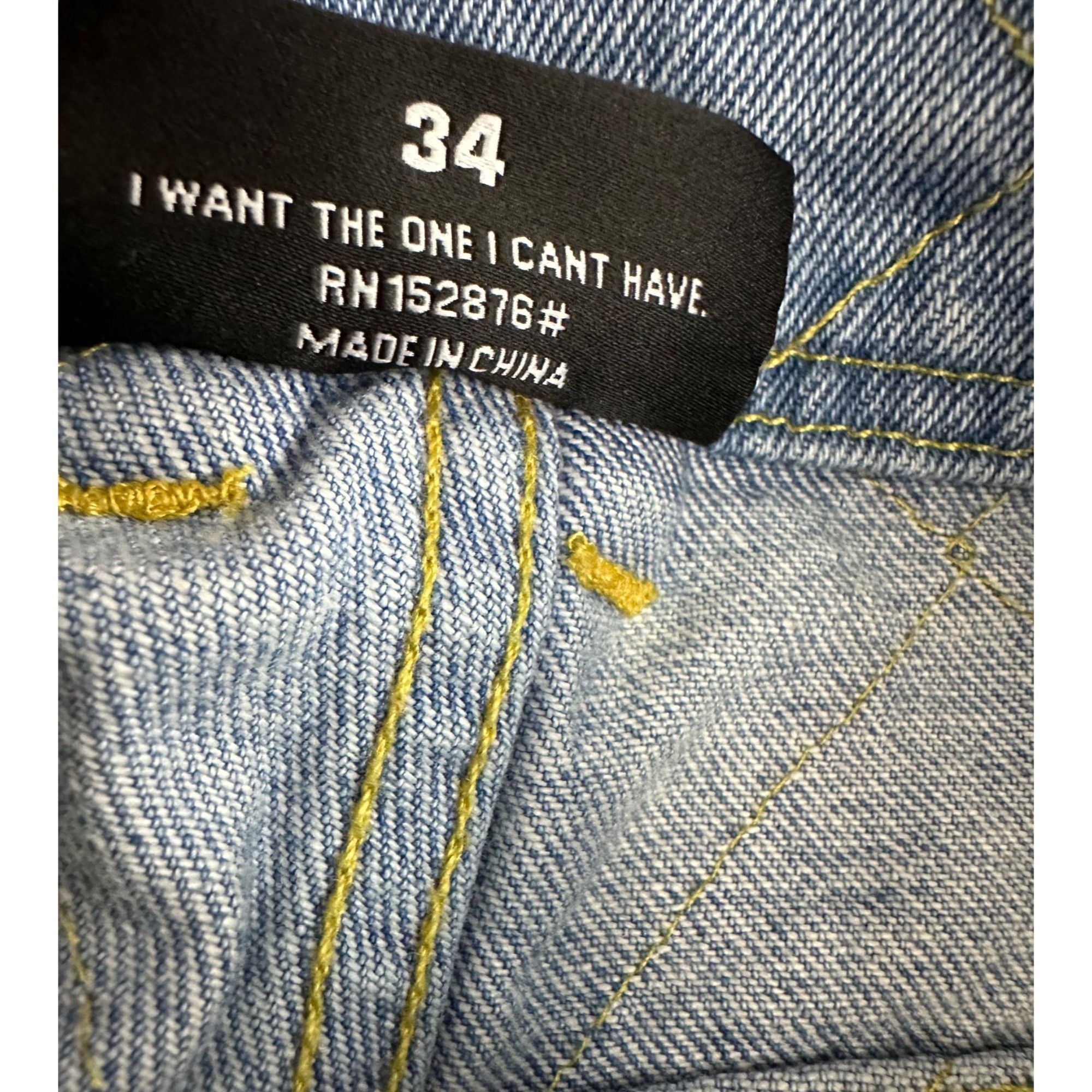 Pleasures Pleasures Denim Pants Size US 34 / EU 50 - 4 Thumbnail