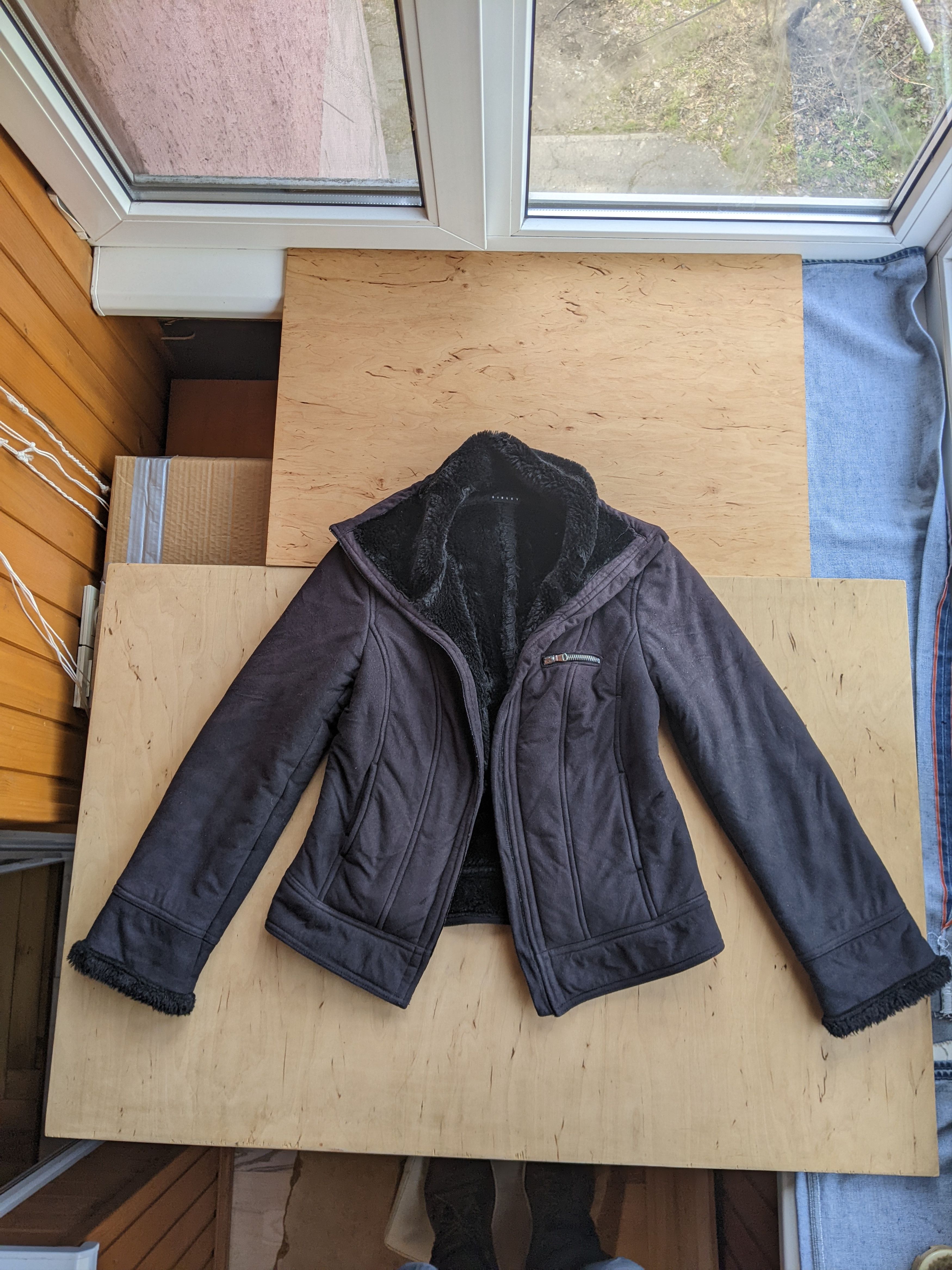 Sisley Sisley Sherpa Faux Fur Chinchilla Jacket Vintage Prada Guess Size M / US 6-8 / IT 42-44 - 2 Thumbnail