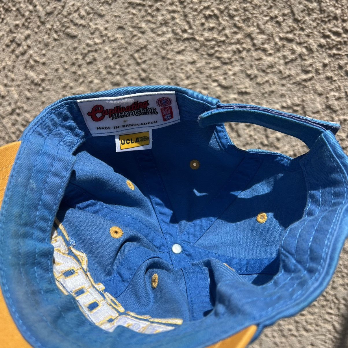 NCAA × Vintage vintage captivating ucla bruins blue yellow velcro hat Size ONE SIZE - 4 Thumbnail