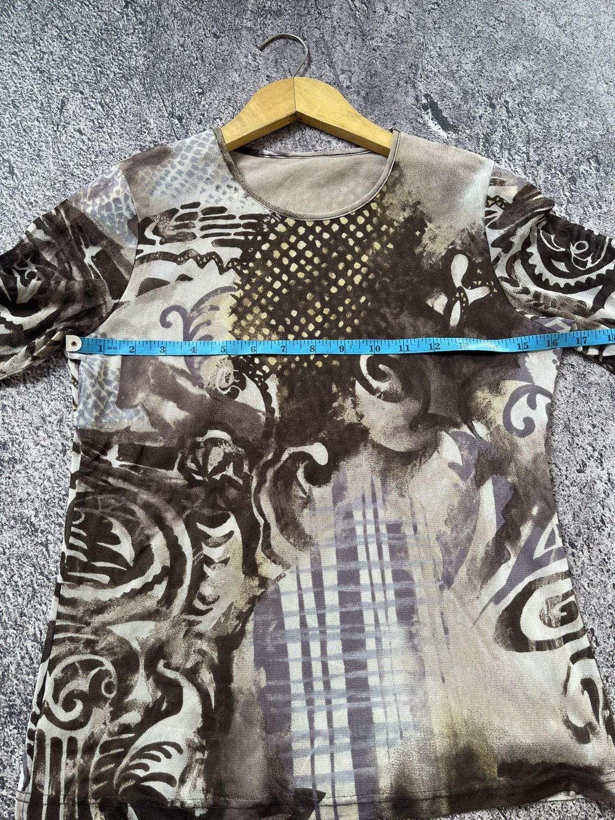 Japanese Brand Y2K Pinore gothic mesh longsleeve Size M / US 6-8 / IT 42-44 - 5 Thumbnail
