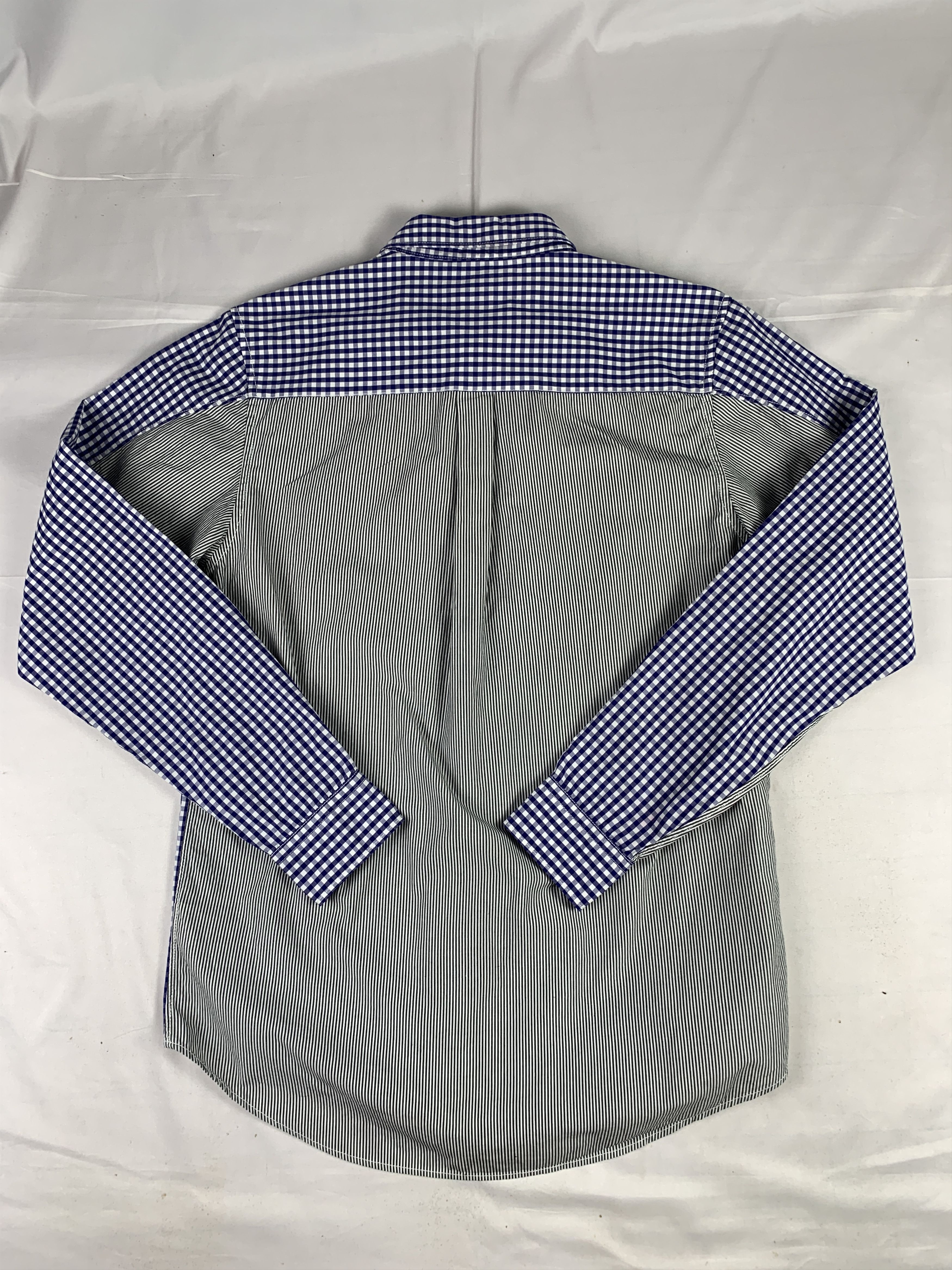 izzue Izzue Gingham & Hickory Multipattern Shirt (M) Size US M / EU 48-50 / 2 - 2 Thumbnail