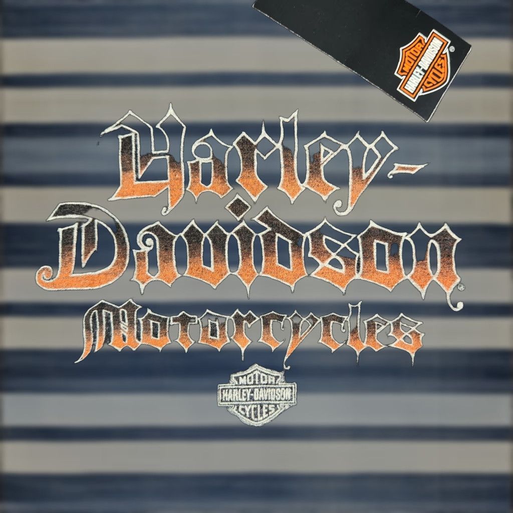 Harley Davidson Harley-Davidson T-Shirt Womens S Grey Graphic Logo Biker Motorcycle 2000's Y2K Cap Crew Neck Short Sleeve Cotton Polyester Shirt Size S / US 4 / IT 40 - 1 Thumbnail