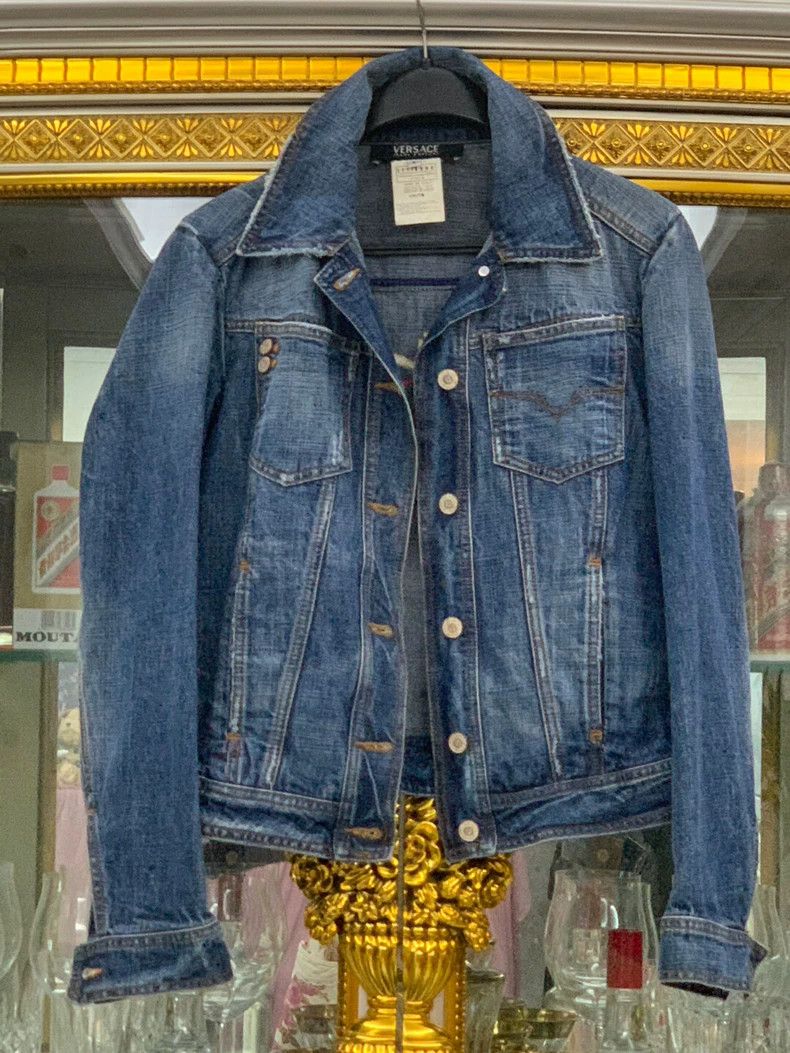 Versace Versace Denim jacket Size S / US 4 / IT 40 - 1 Thumbnail