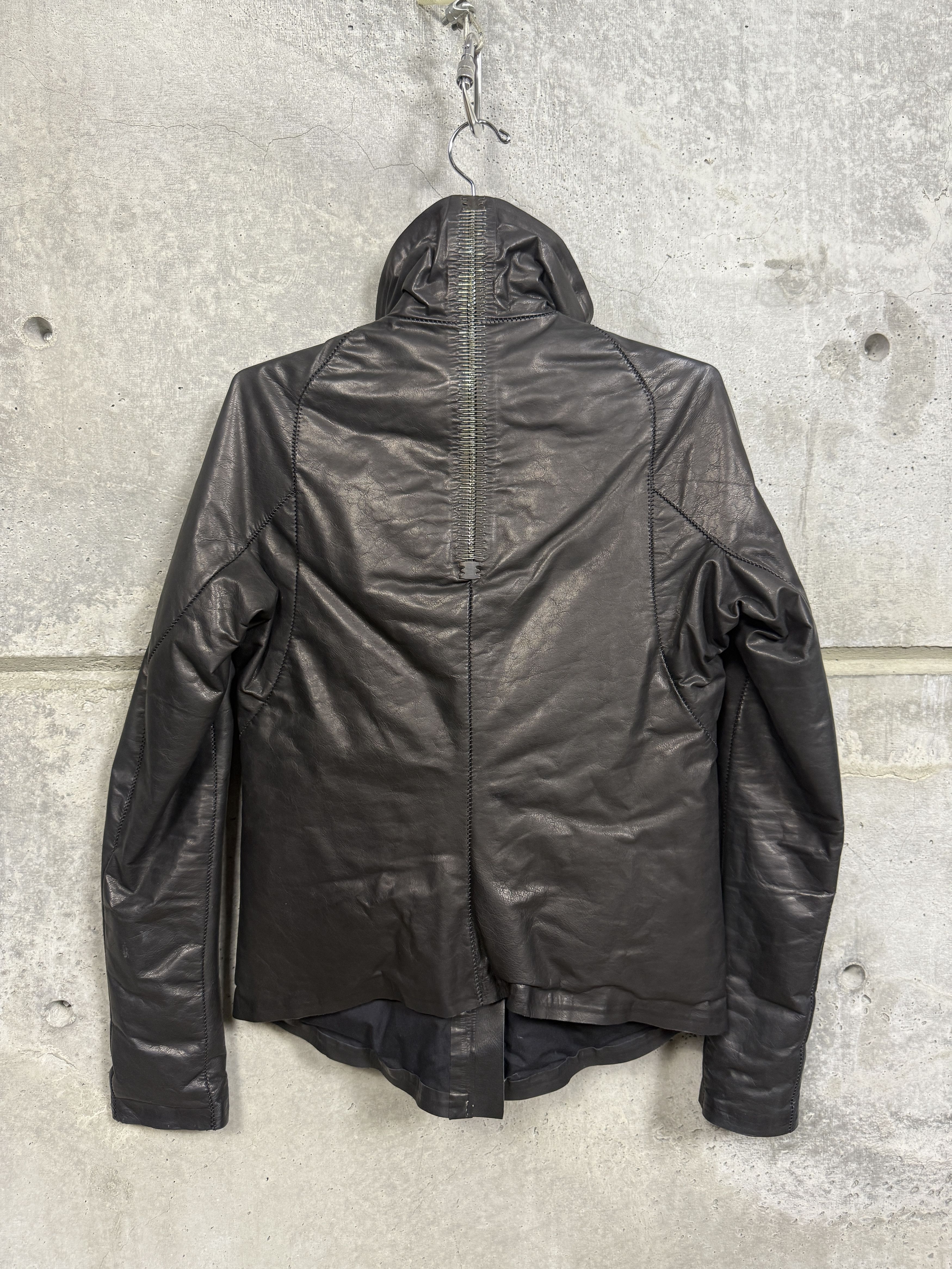 Isaac Sellam Experience Isaac Sellam Experience High Neck Down Leather Jacket Size S / US 4 / IT 40 - 2 Thumbnail