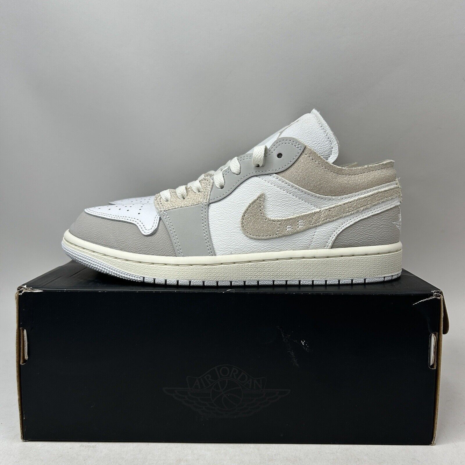 Nike Nike Air Jordan 1 Low SE Craft Inside Out “Tech Grey” 2024 Size US 8 / EU 41 - 6 Thumbnail
