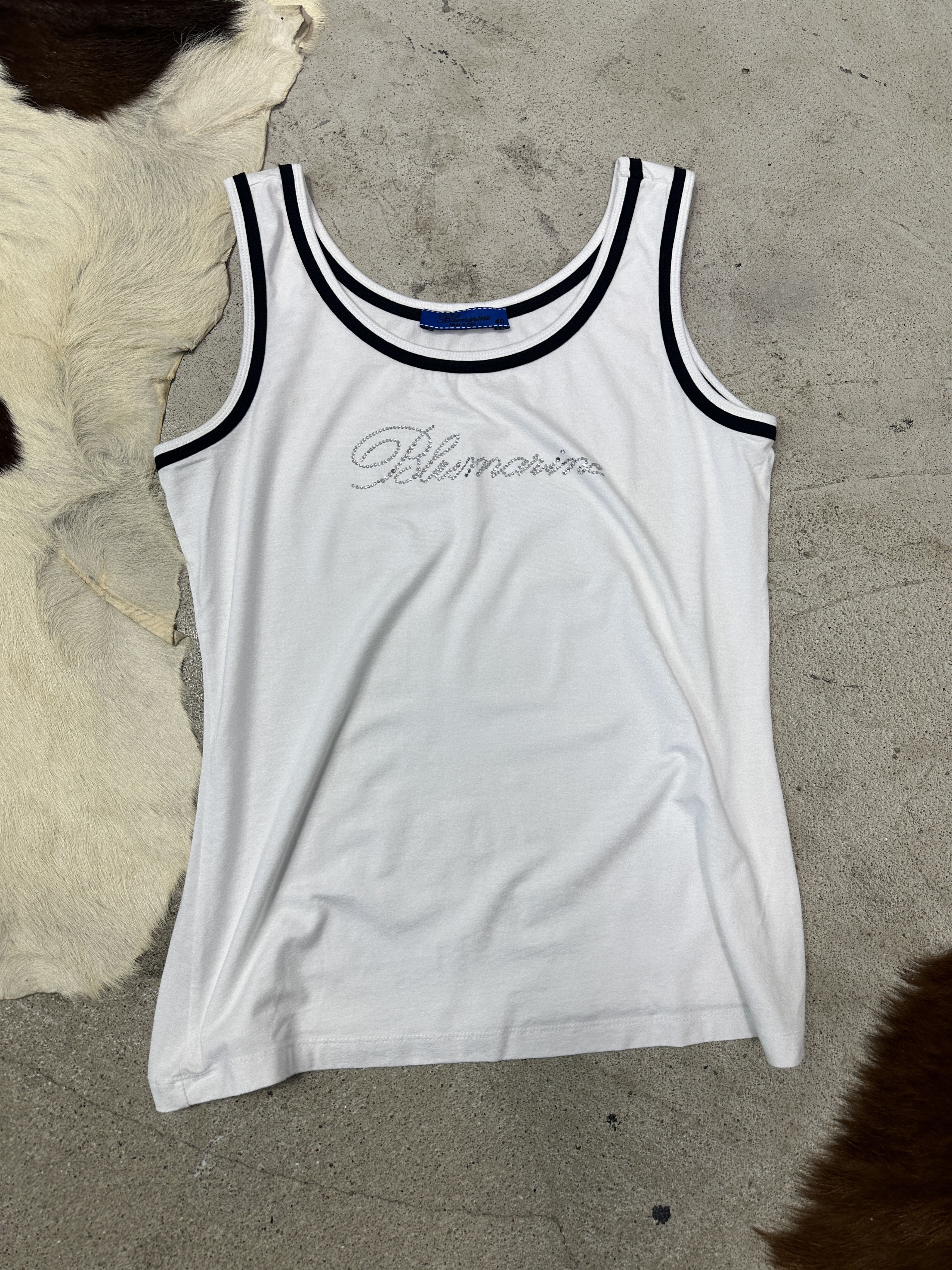 Blumarine Vintage Streetwear Sporty Blumarine Tank Top Y2K Size L / US 10 / IT 46 - 2 Thumbnail