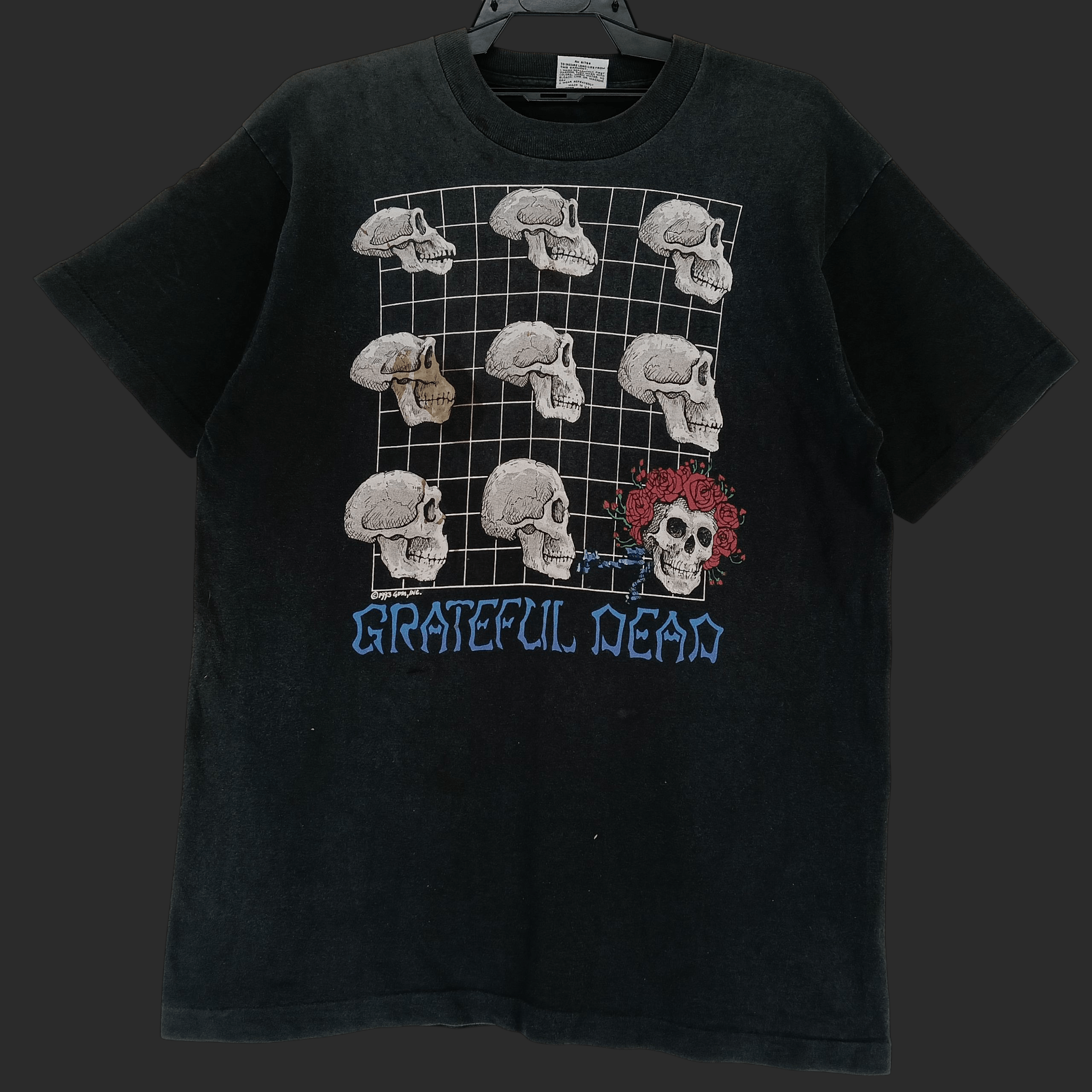 THE WHO × GRATEFUL DEAD vintage バンドT Vintage 1997 Grateful Dead Japan Shirt Art by Mike Schulman