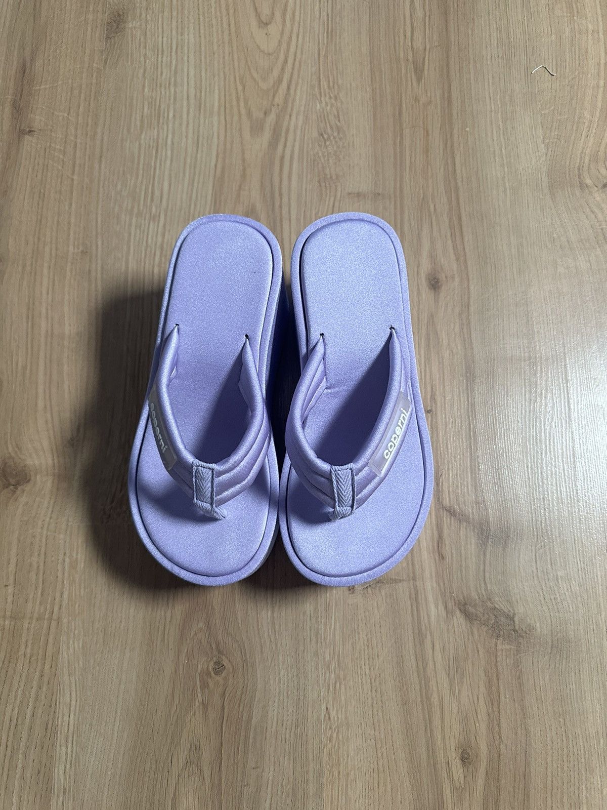Coperni Coperni Logo Patch Thong-strap wedge sandals Size US 6 / IT 36 - 3 Thumbnail