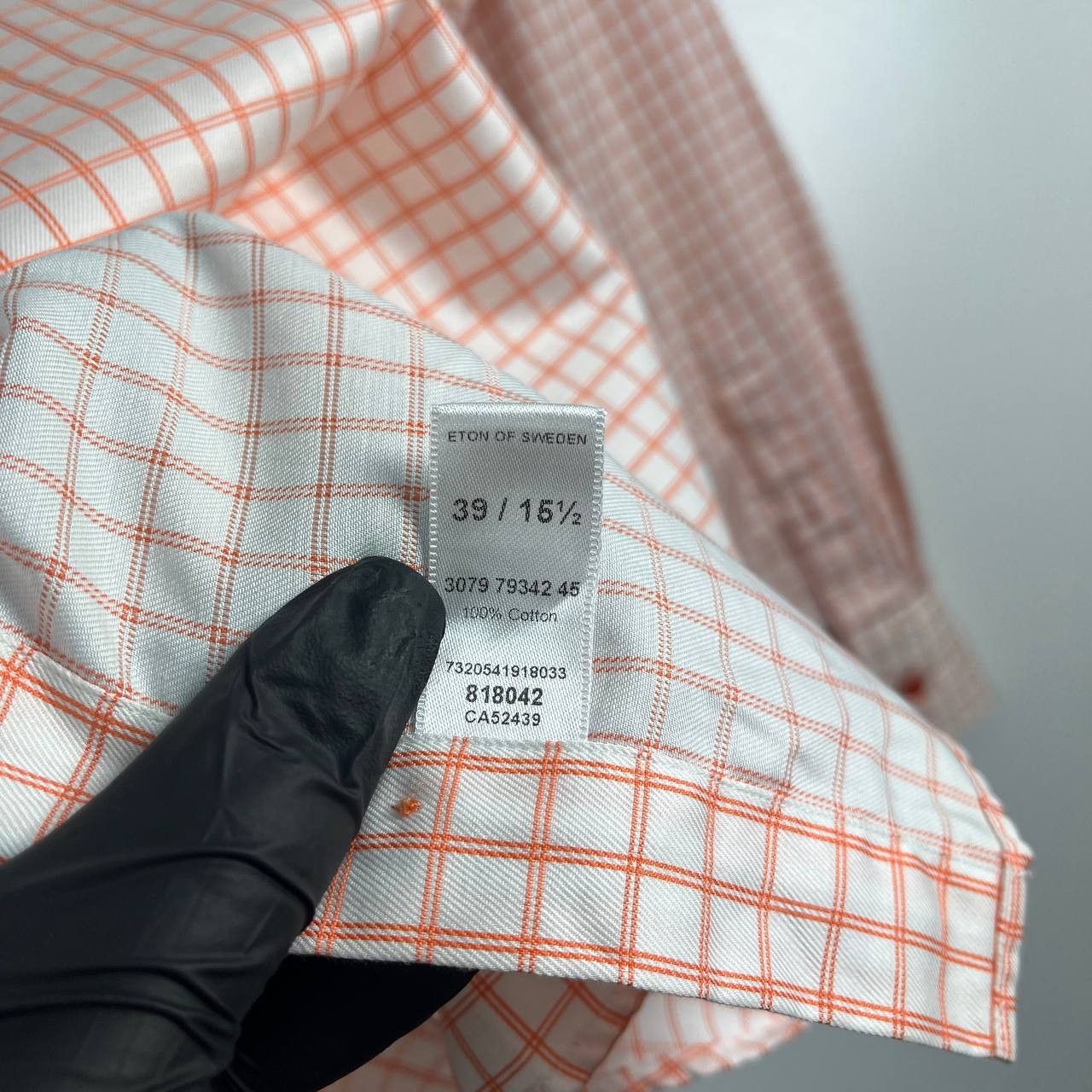 Eton Eton Contemporary Check Dress Long Sleeve Shirt Mens Size 39 Size US M / EU 48-50 / 2 - 5 Thumbnail