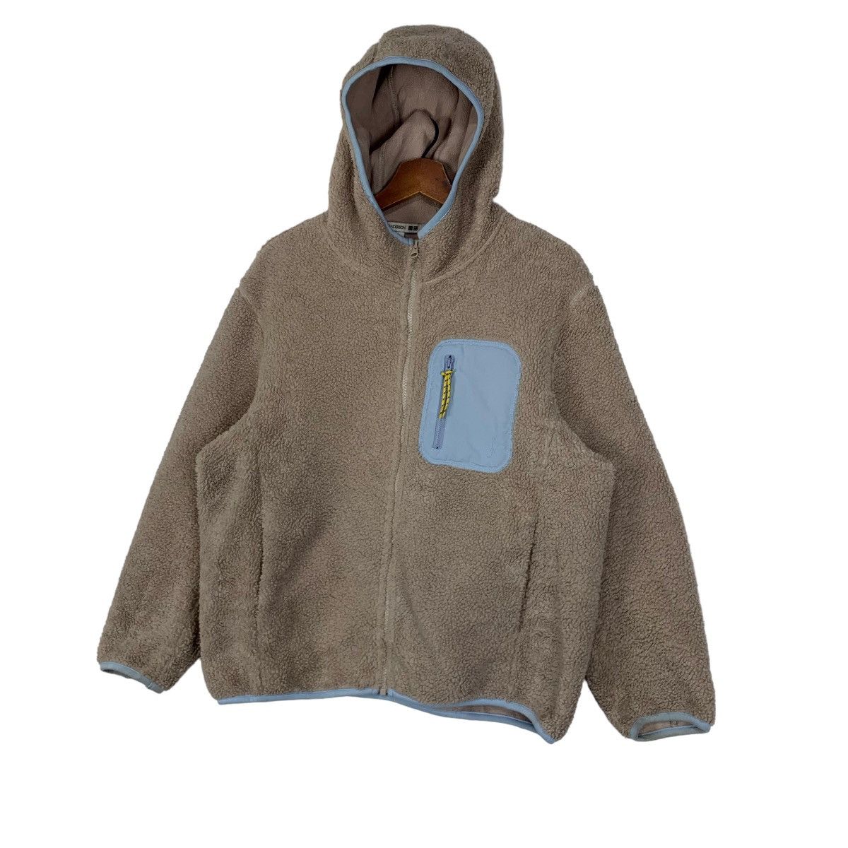 JW Anderson × Uniqlo × Vintage Vintage Uniqlo X J.W Anderson Fleece Hoodie Size US M / EU 48-50 / 2 - 3 Thumbnail
