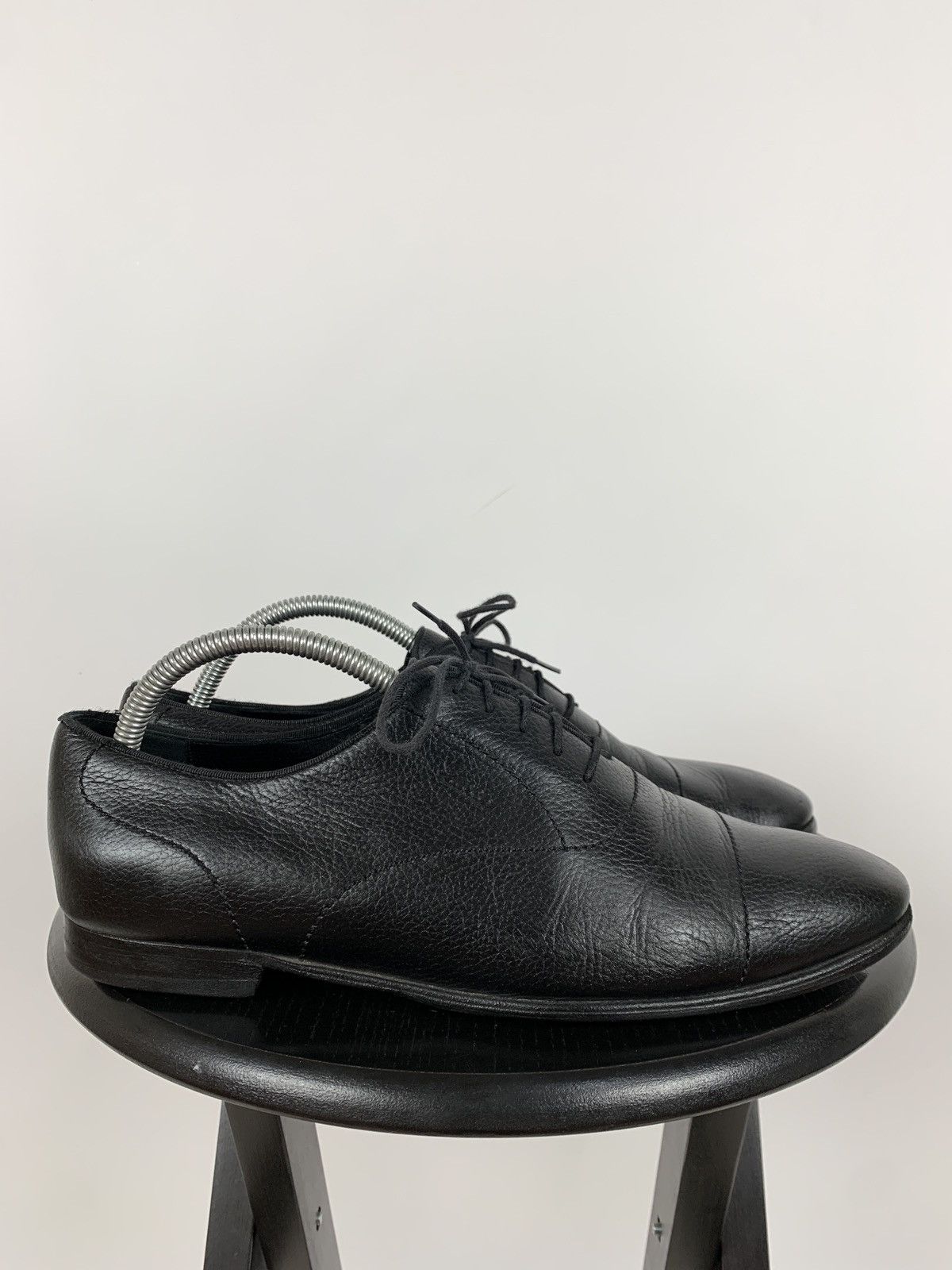 Gucci Gucci Black Leather Oxford Shoes Size US 8 / EU 41 - 3 Thumbnail