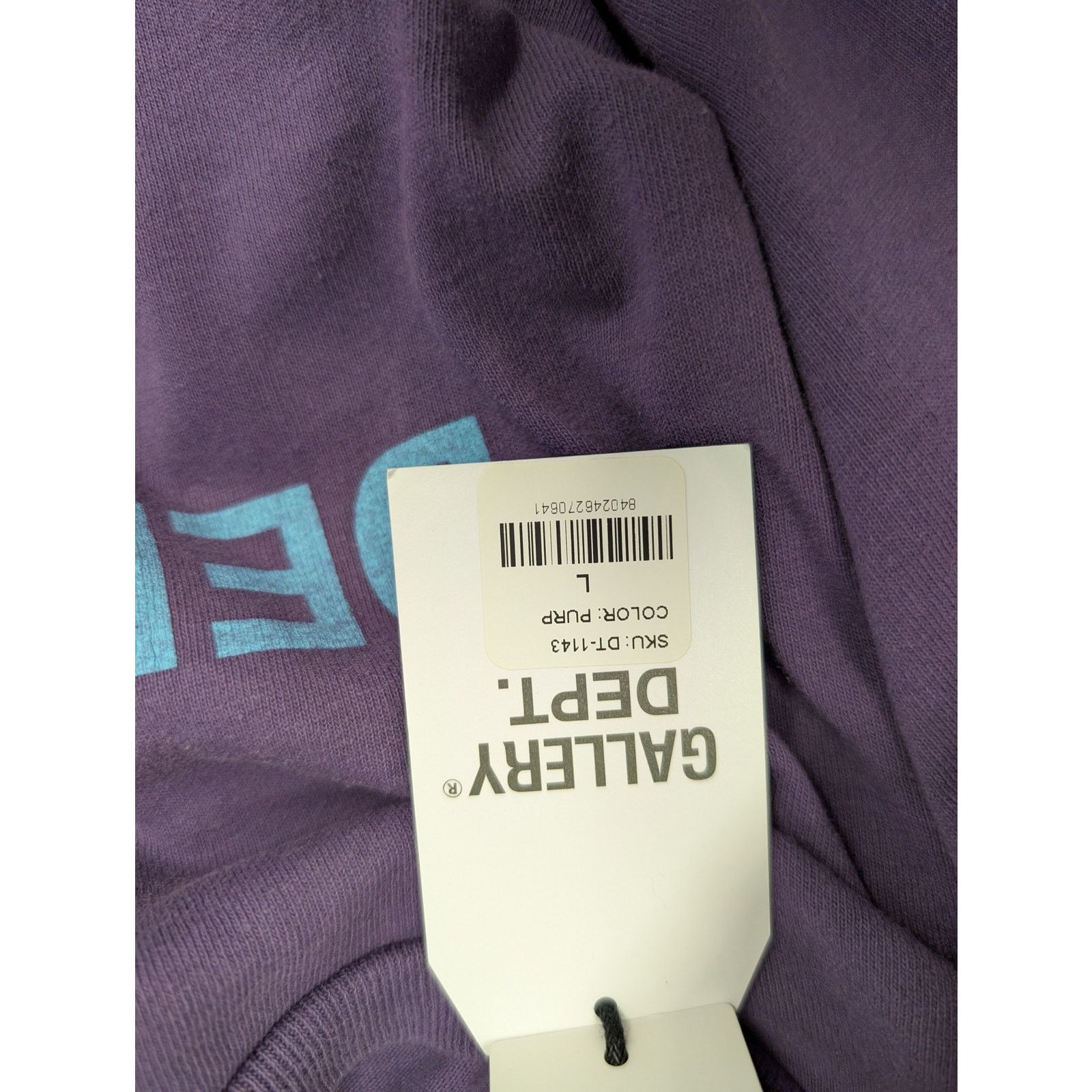 Gallery Dept. o1rshd1 Q:2 / Tee T-Shirt in Purple Size US L / EU 52-54 / 3 - 14 Thumbnail