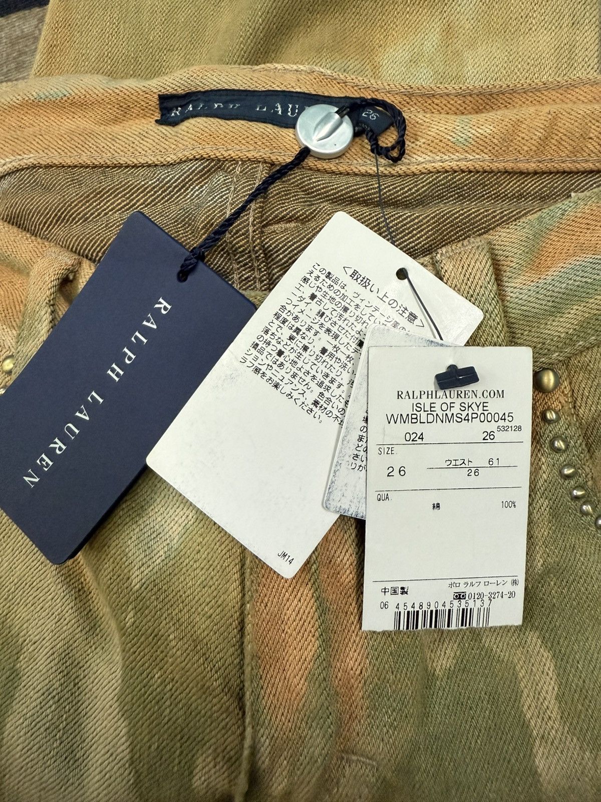 Ralph Lauren RALPH LAUREN STUD DENIM JEANS Size 28" / US 6 / IT 42 - 14 Thumbnail