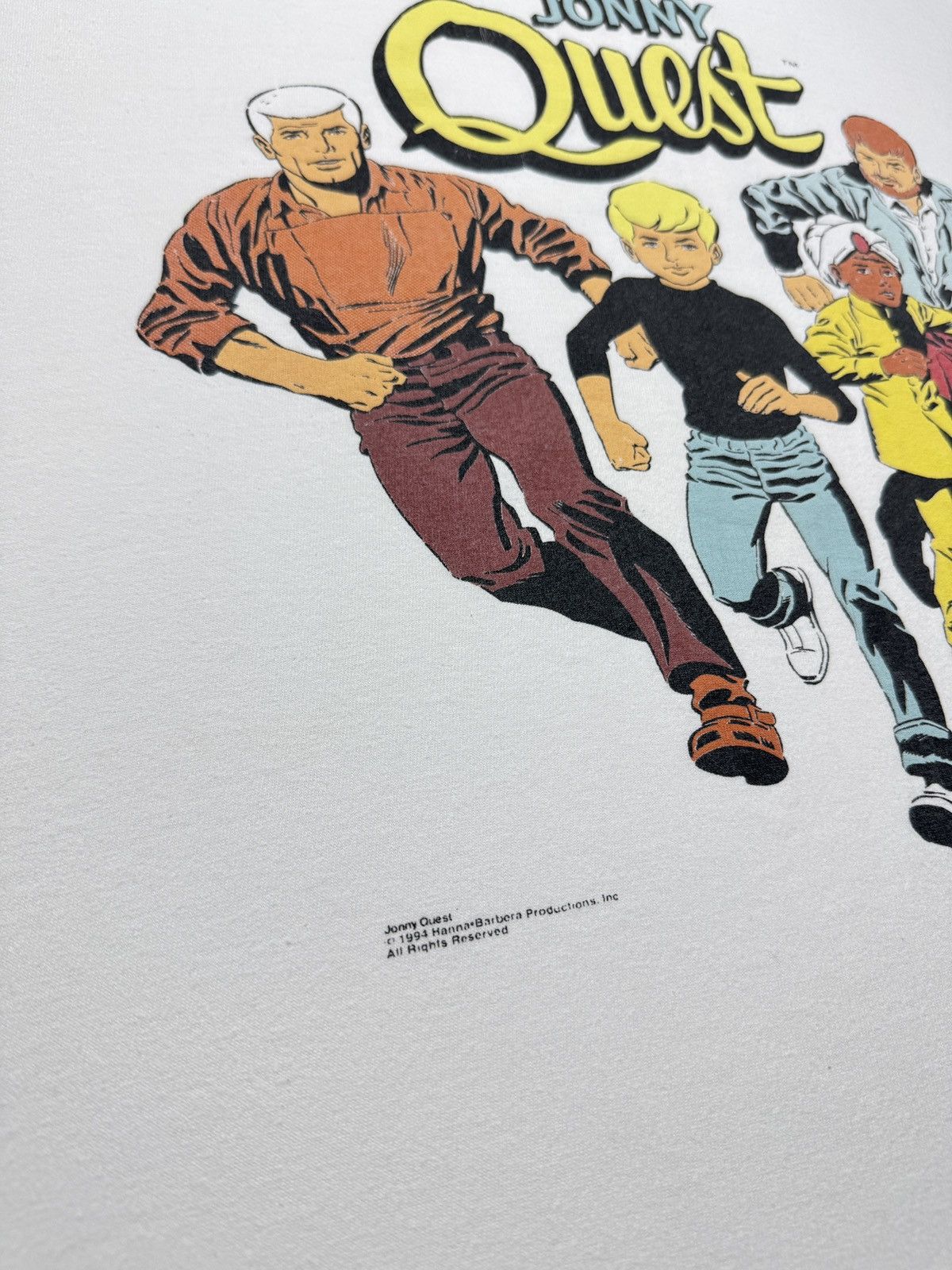 Vintage Vintage 1994 Jonny Quest Cartoon Tee Shirt Size US XL / EU 56 / 4 - 5 Thumbnail