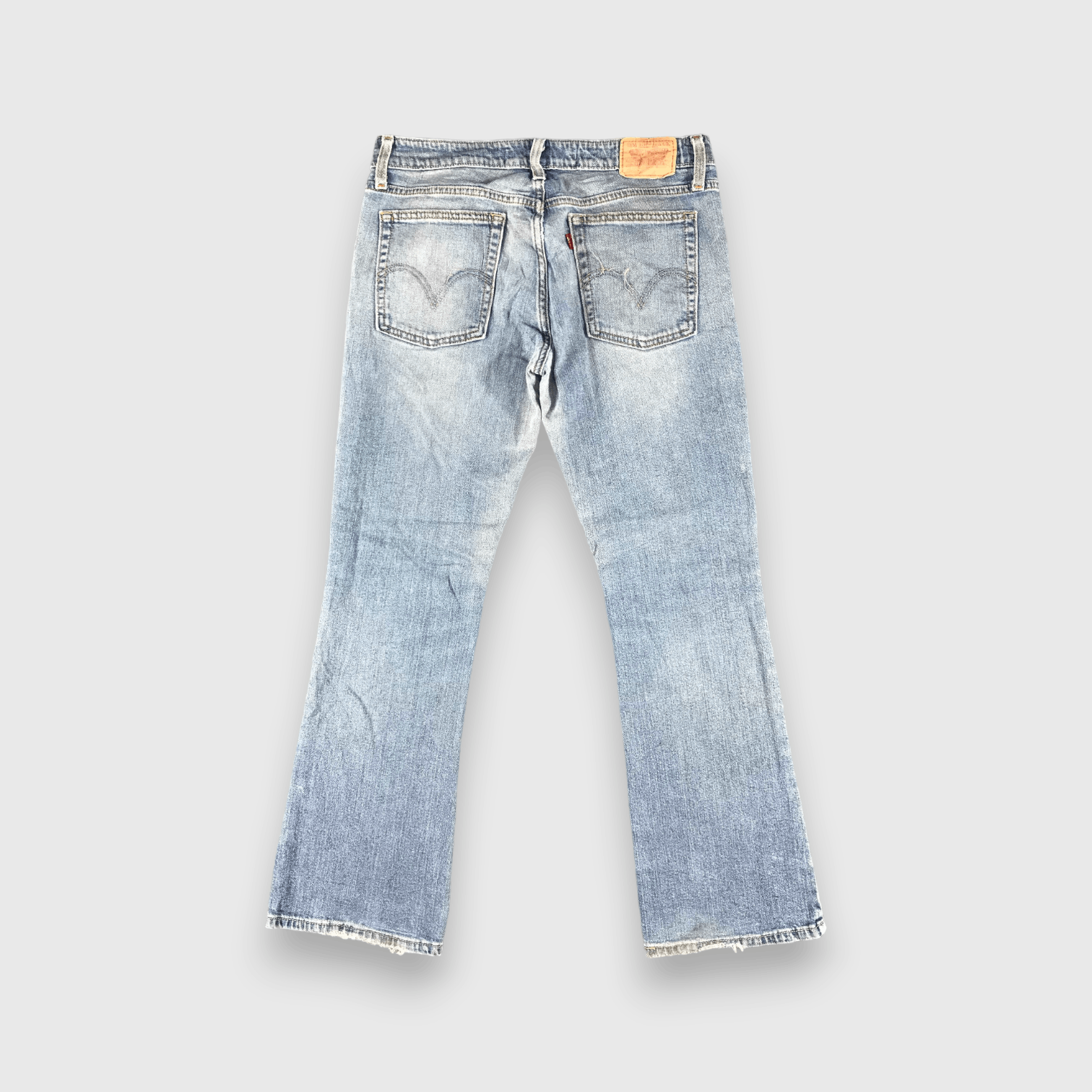 Levi's Vintage Blue Wash Levis 518 Jeans-J2354 Size US 33 - 2 Thumbnail