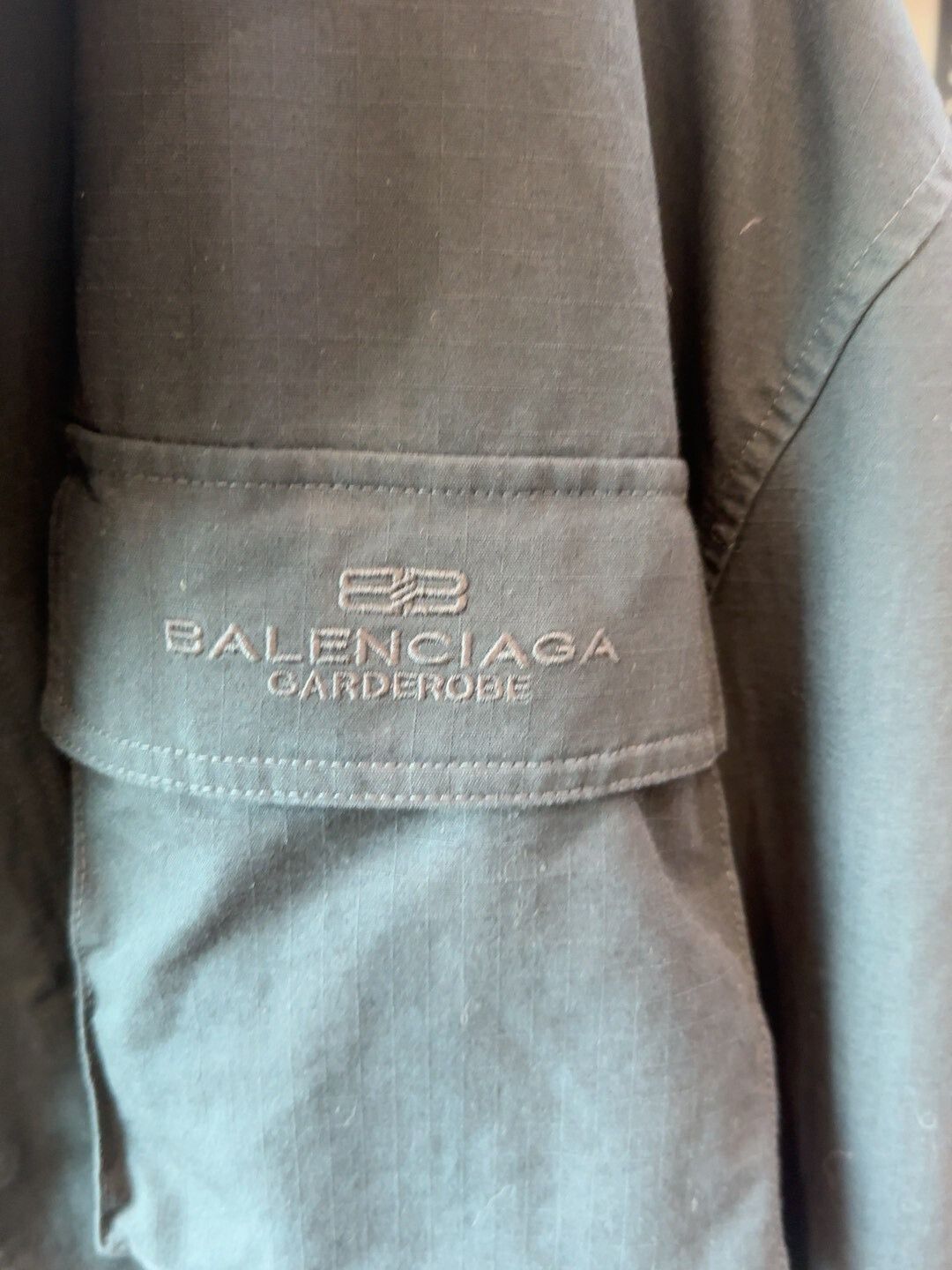 Balenciaga black hooded long parka jacket for men Size US L / EU 52-54 / 3 - 3 Thumbnail